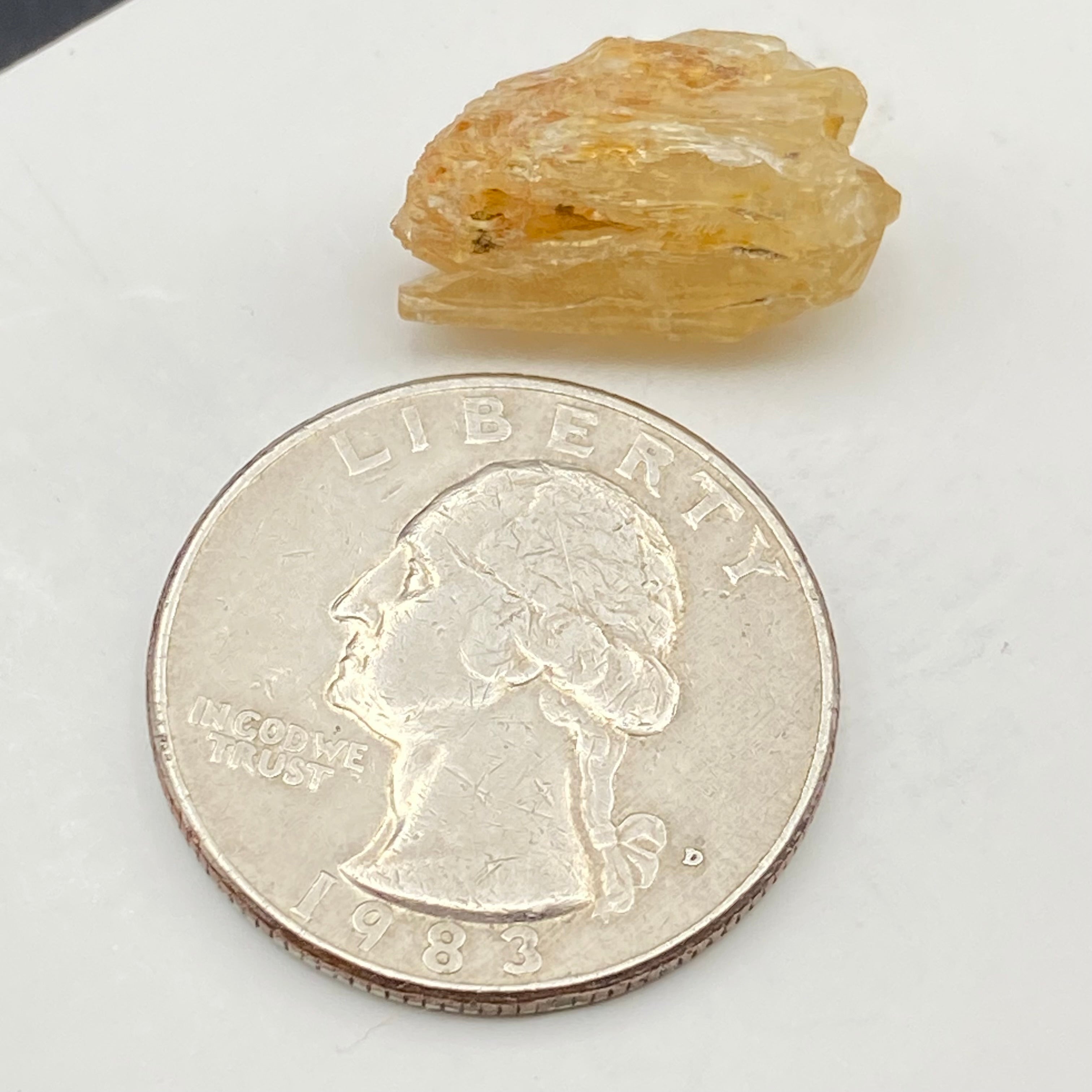 Imperial Topaz Non-Terminated Crystal - 149