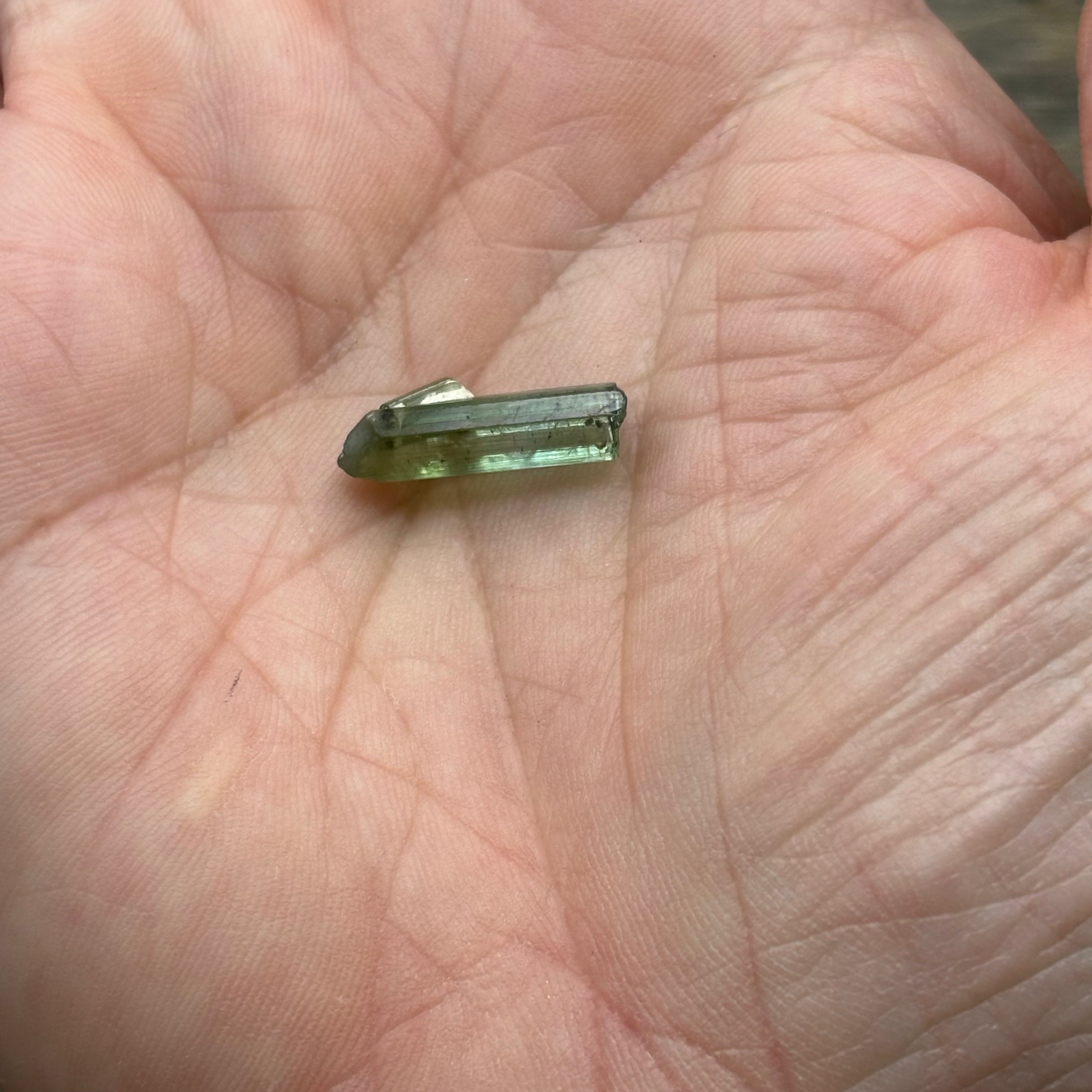 Green Tourmaline Crystal - 098