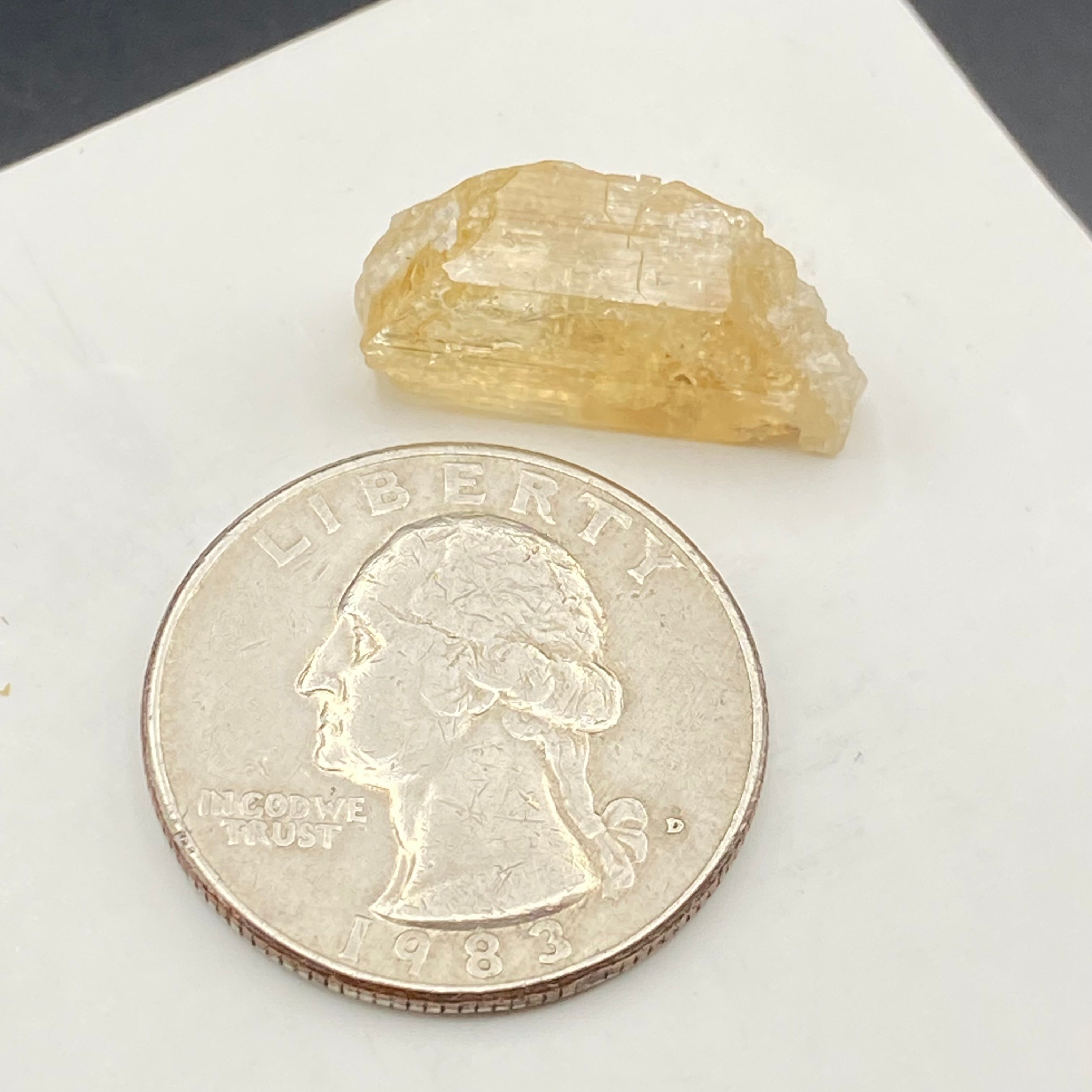 Imperial Topaz Non-Terminated Crystal - 150