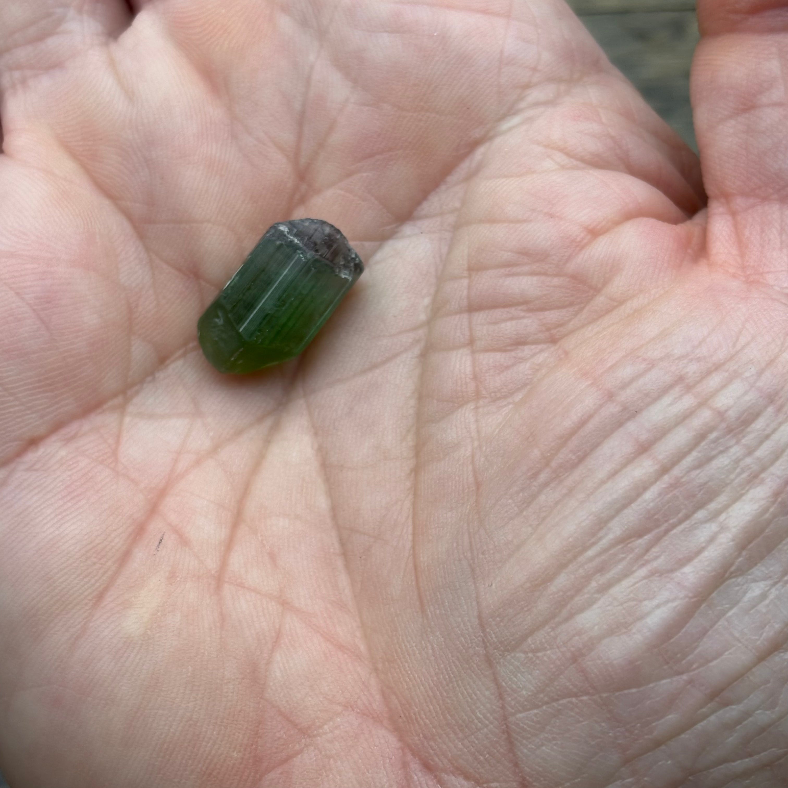 Green Tourmaline Crystal - 100