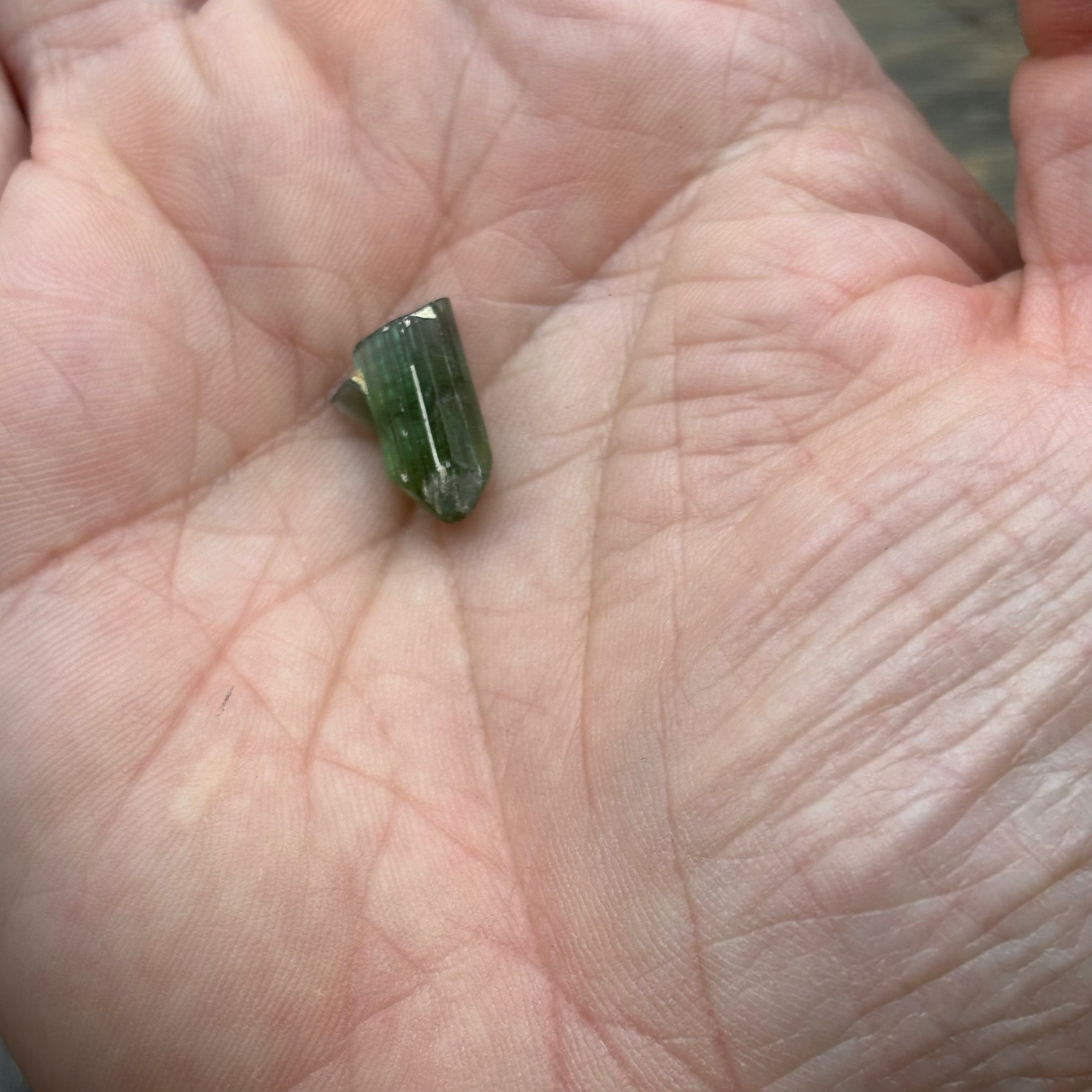 Green Tourmaline Crystal - 102