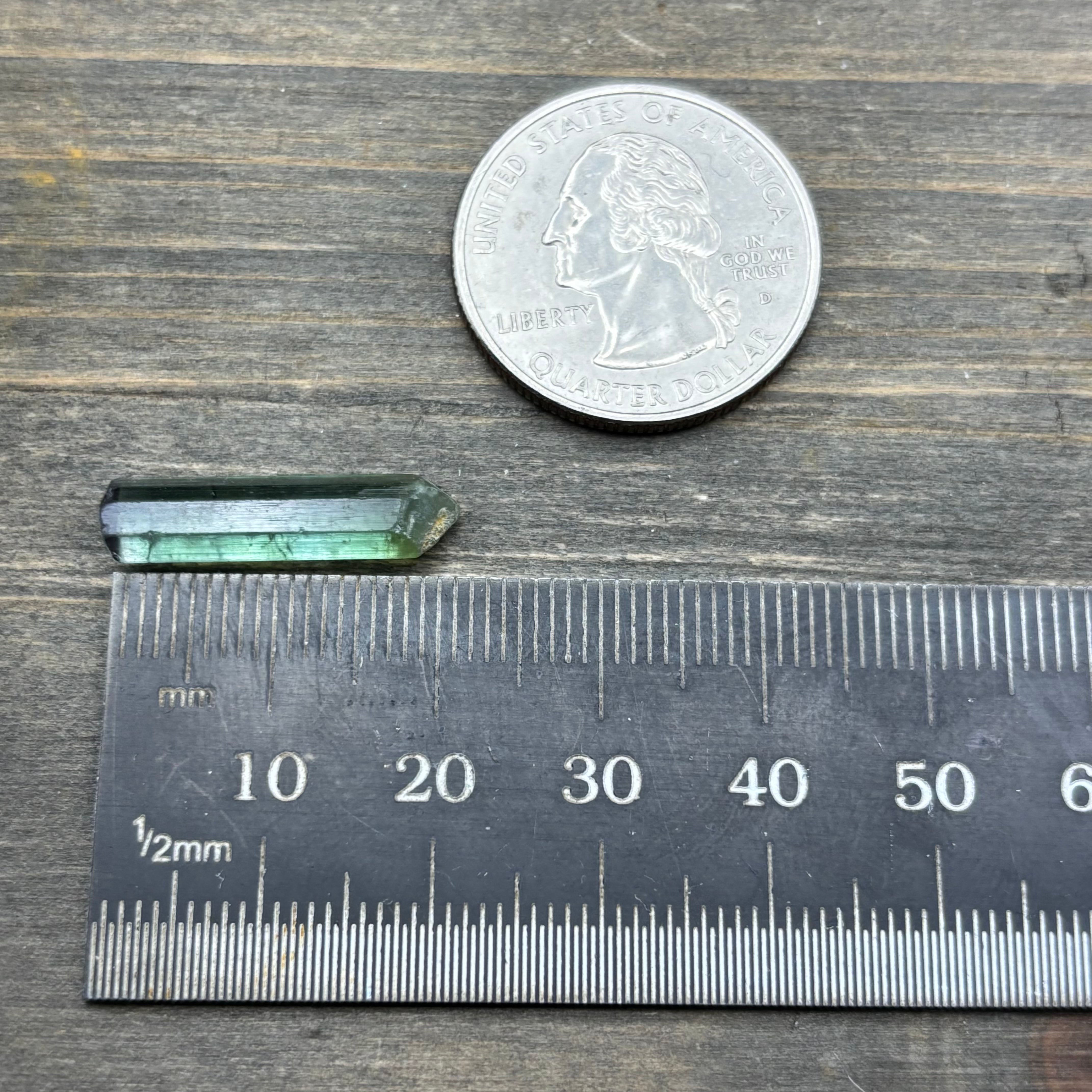 Green Tourmaline Crystal - 106