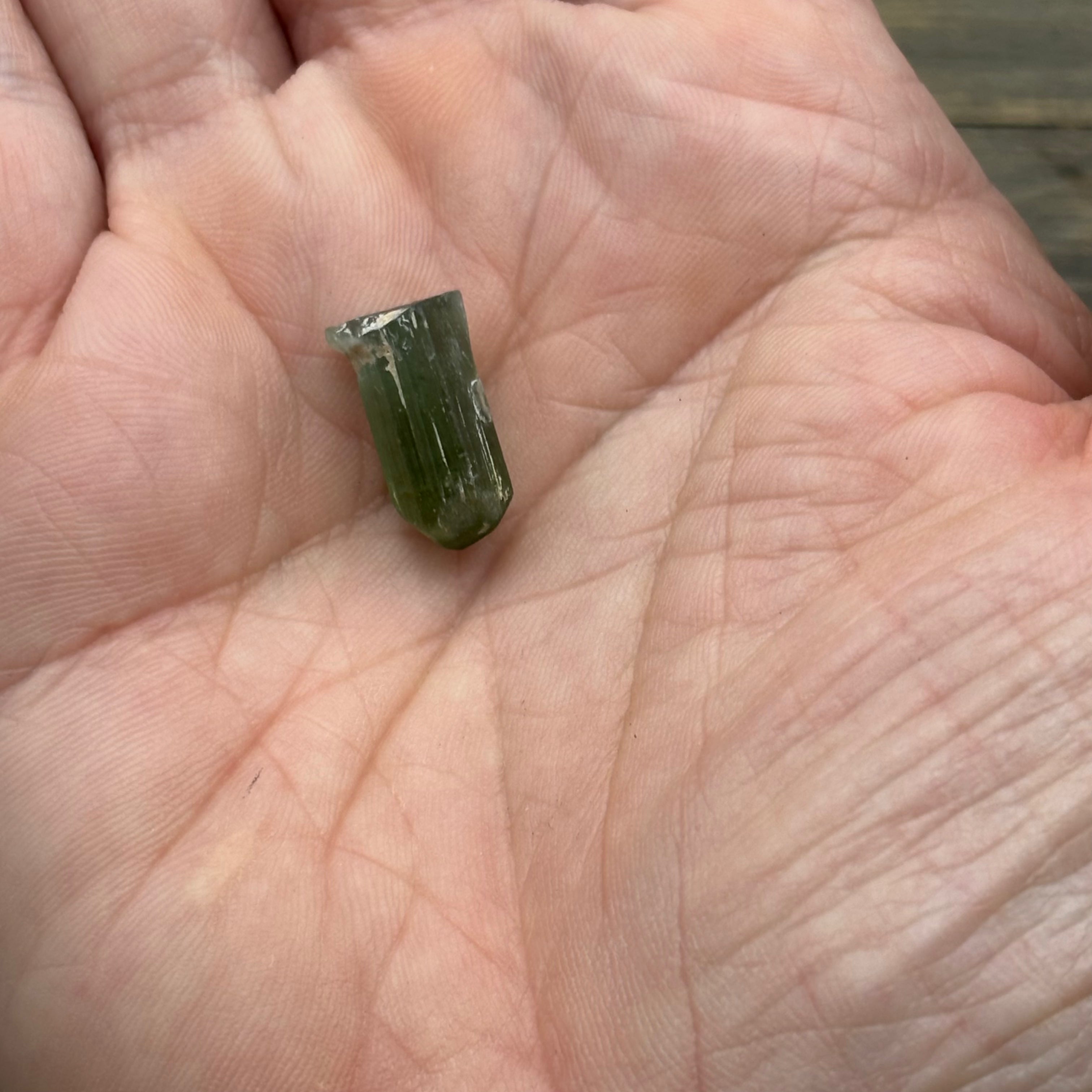 Green Tourmaline Crystal - 109