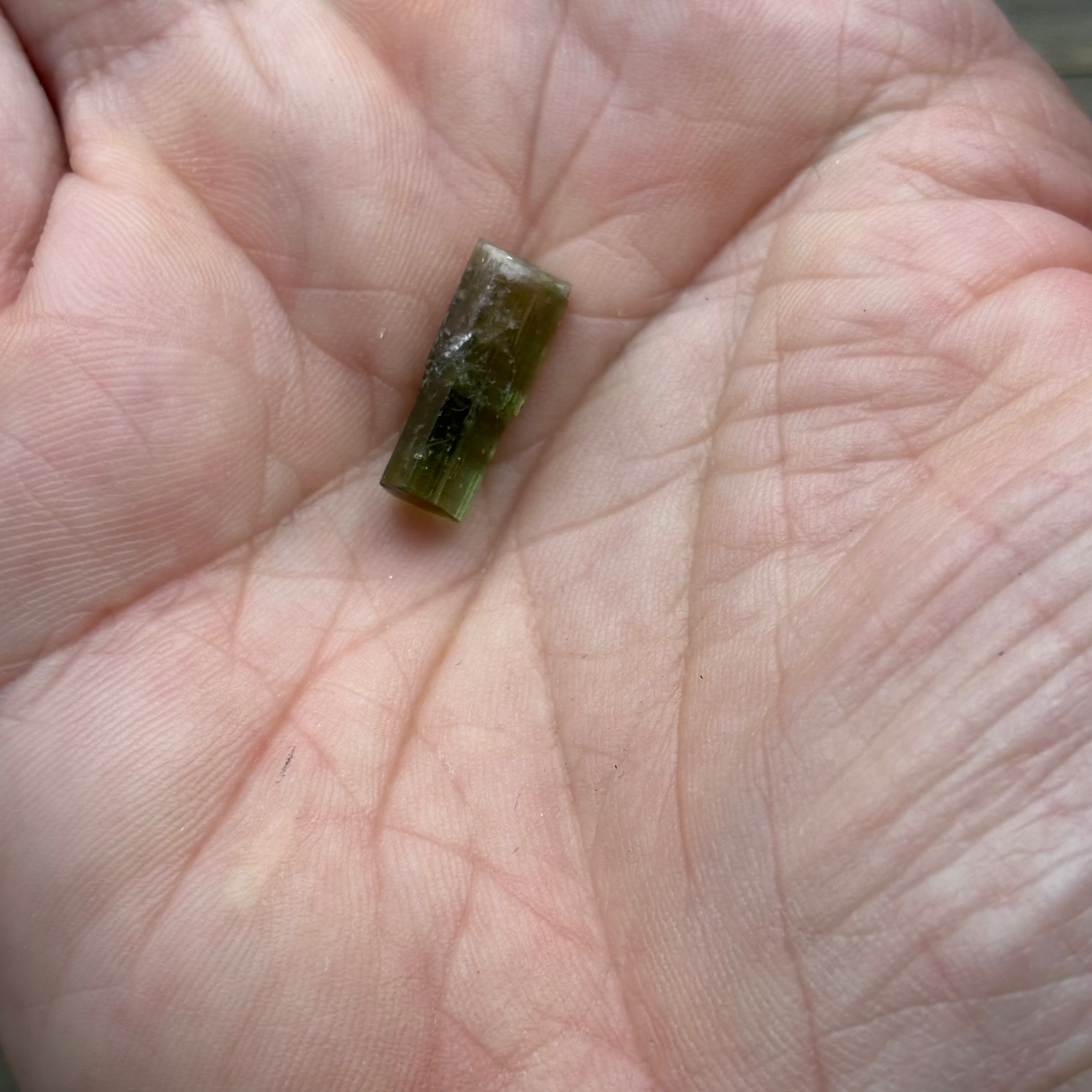 Green Tourmaline Crystal - 113
