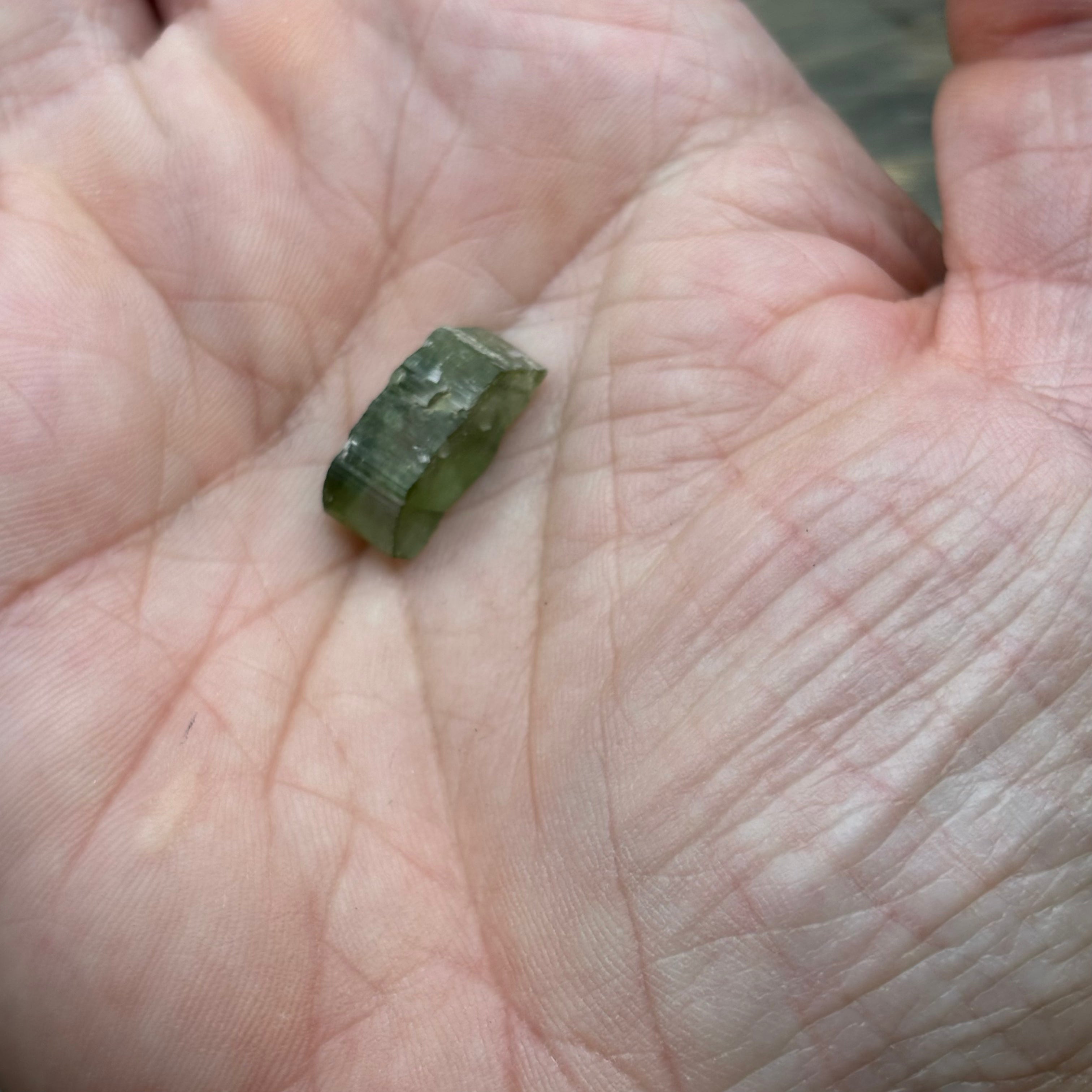 Green Tourmaline Crystal - 117