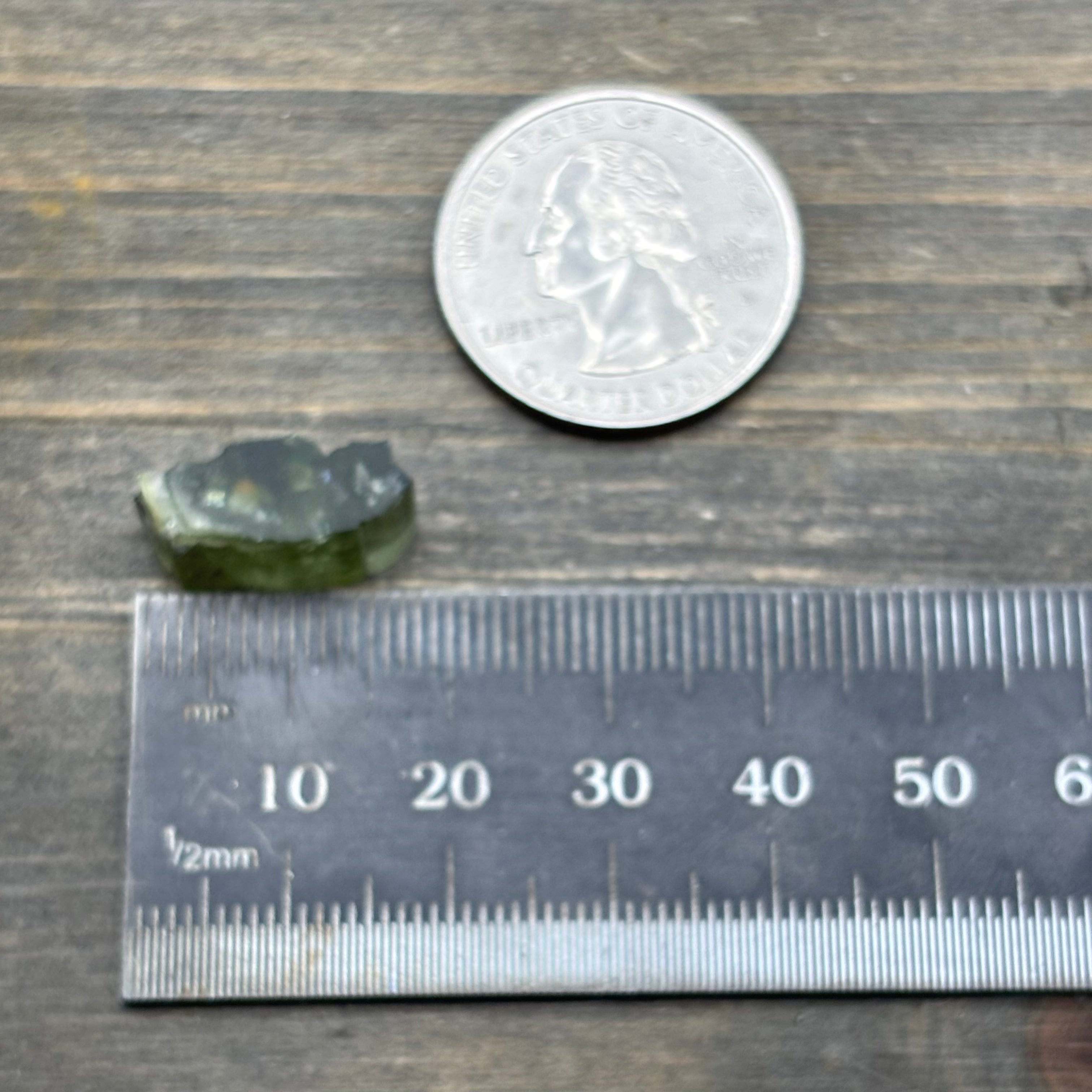 Green Tourmaline Crystal - 118