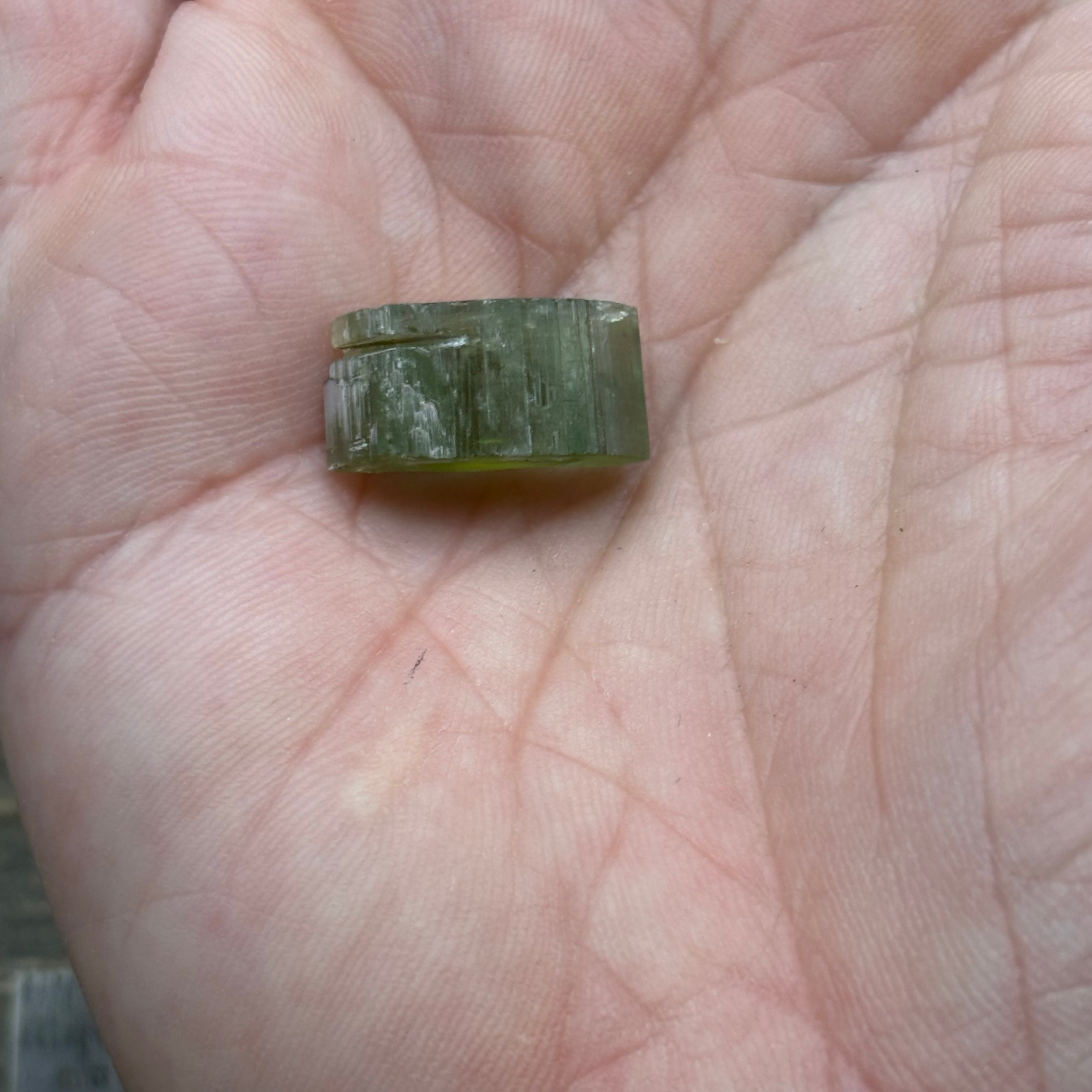 Green Tourmaline Crystal - 118