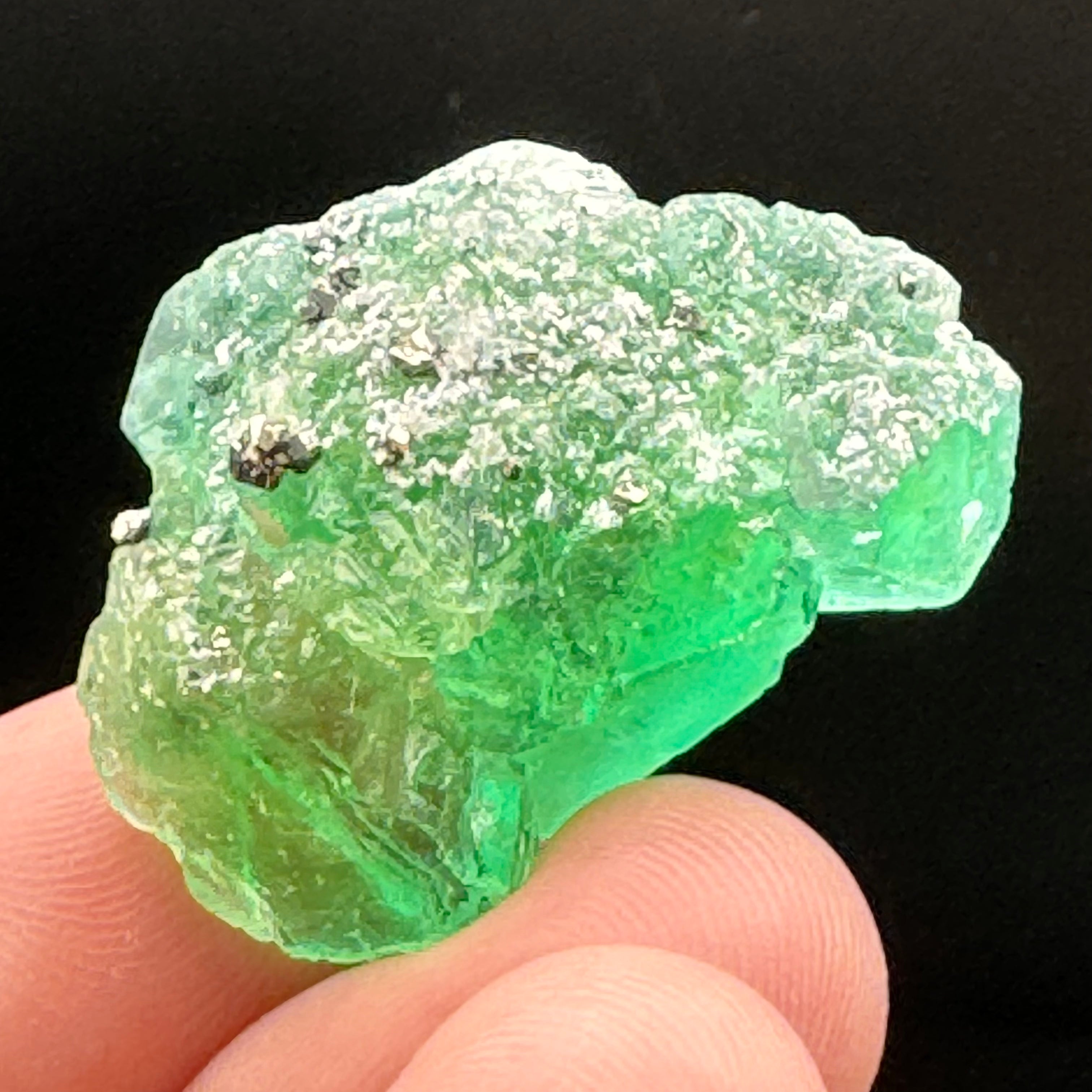 Peruvian Supernatural Green Fluorite -  038