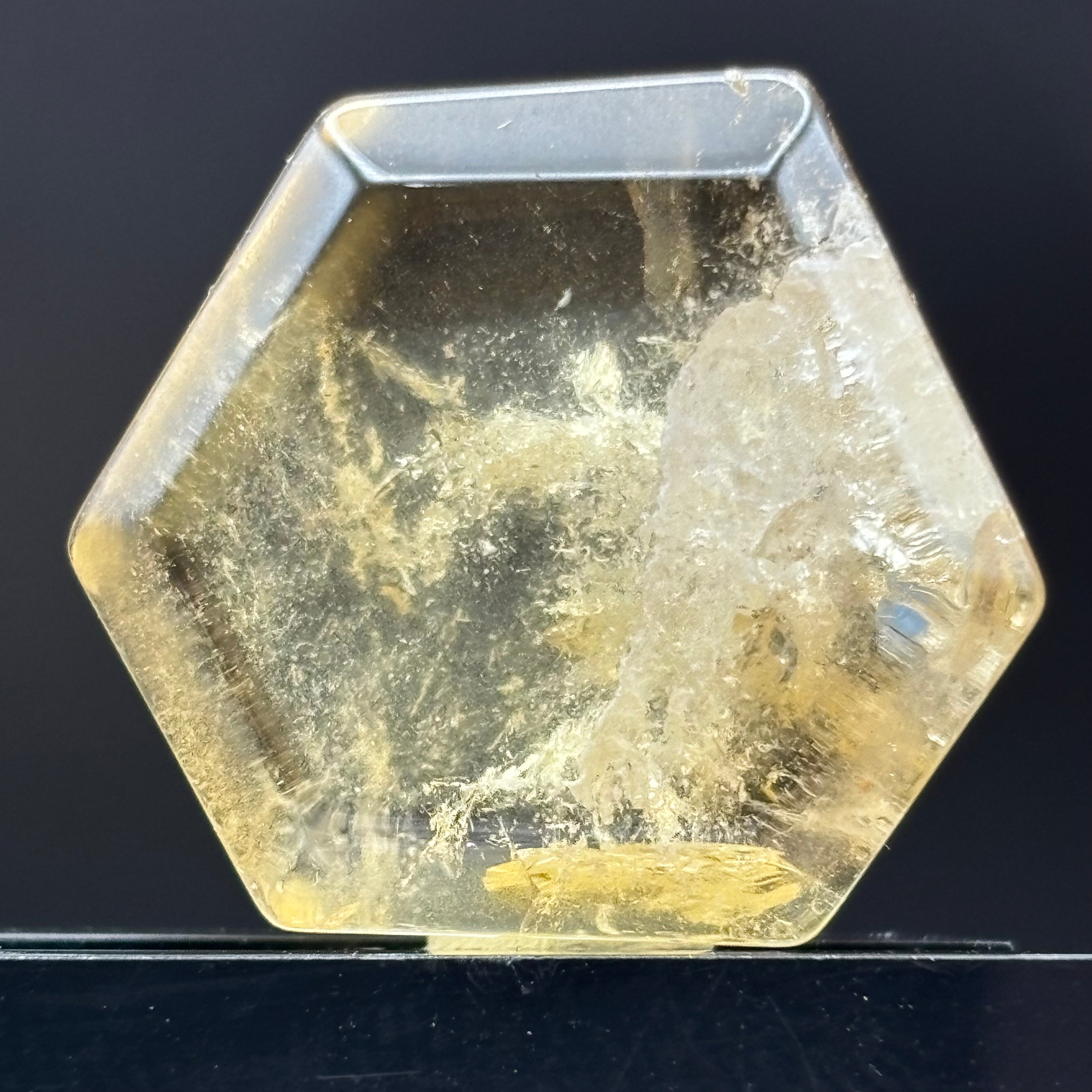 Citrine Crystal Cross-Section - 094