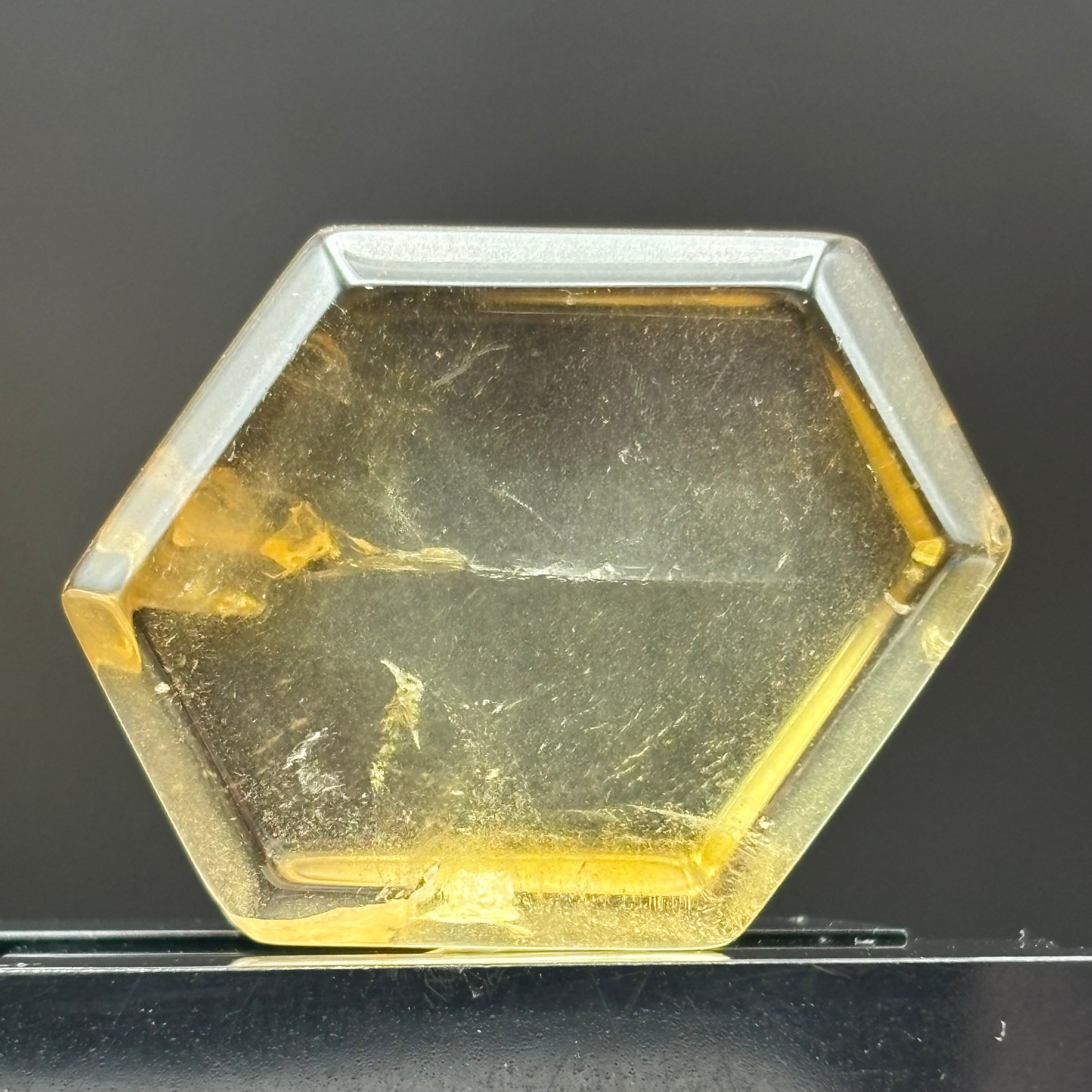 Citrine Crystal Cross-Section - 097