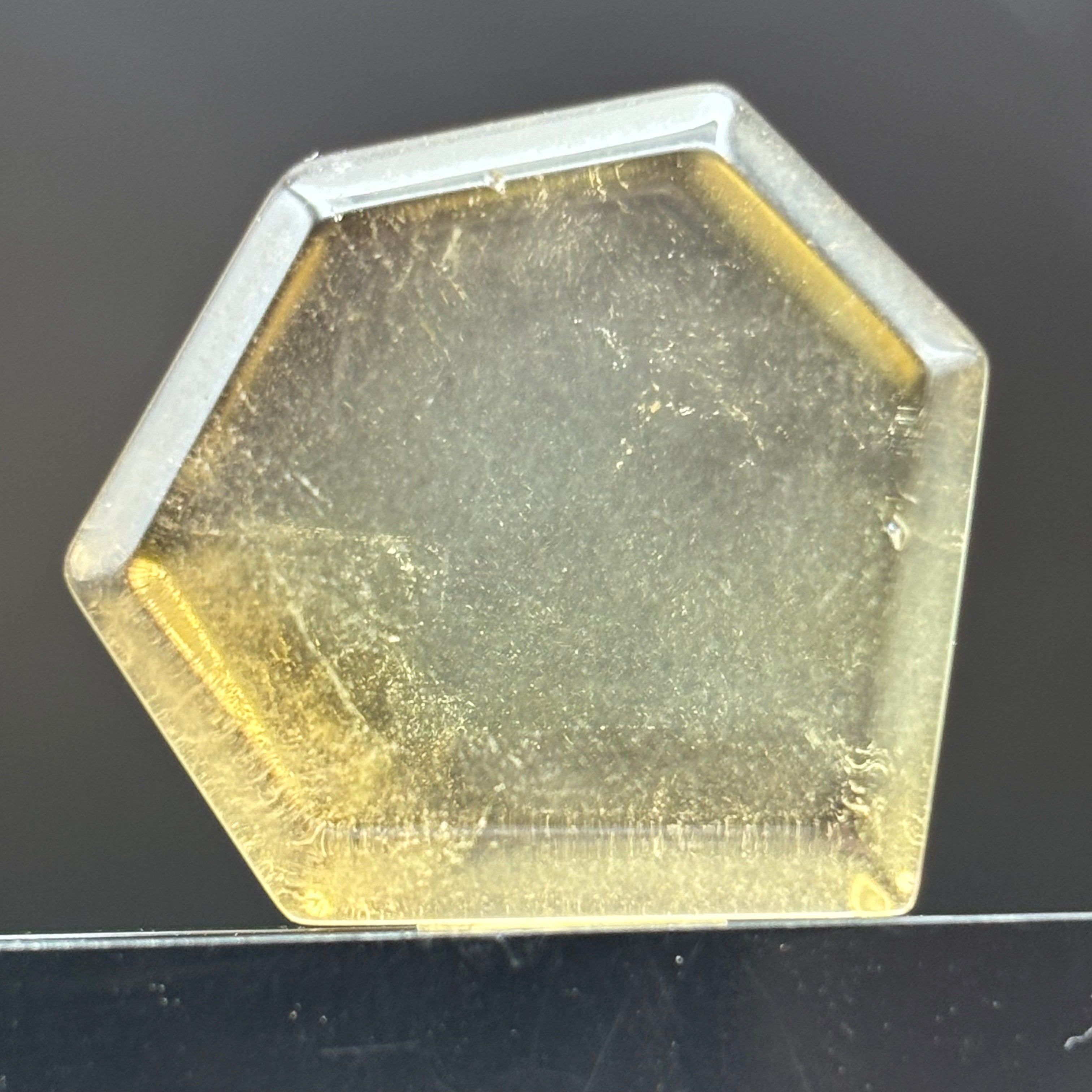 Citrine Crystal Cross-Section - 098