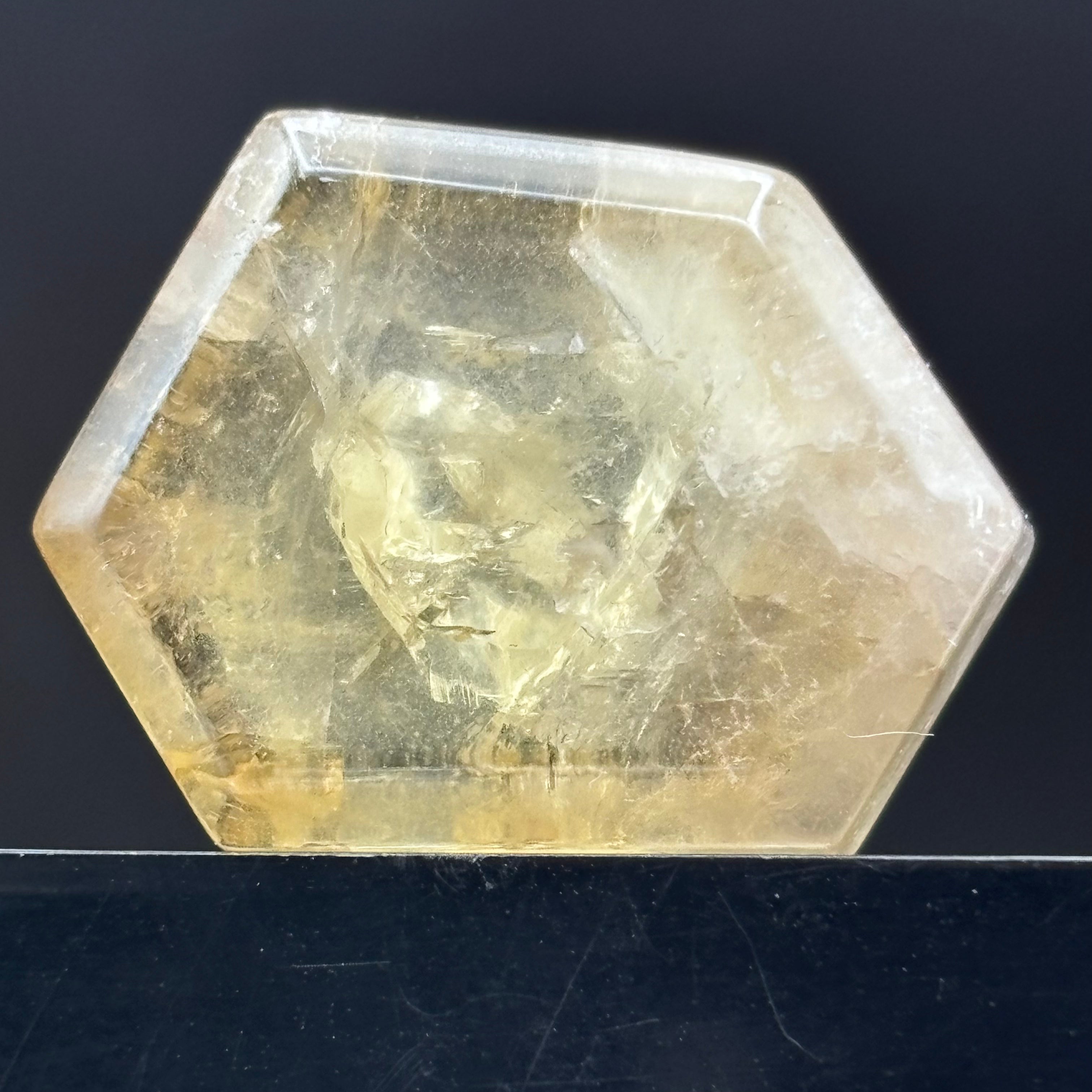 Citrine Crystal Cross-Section - 103