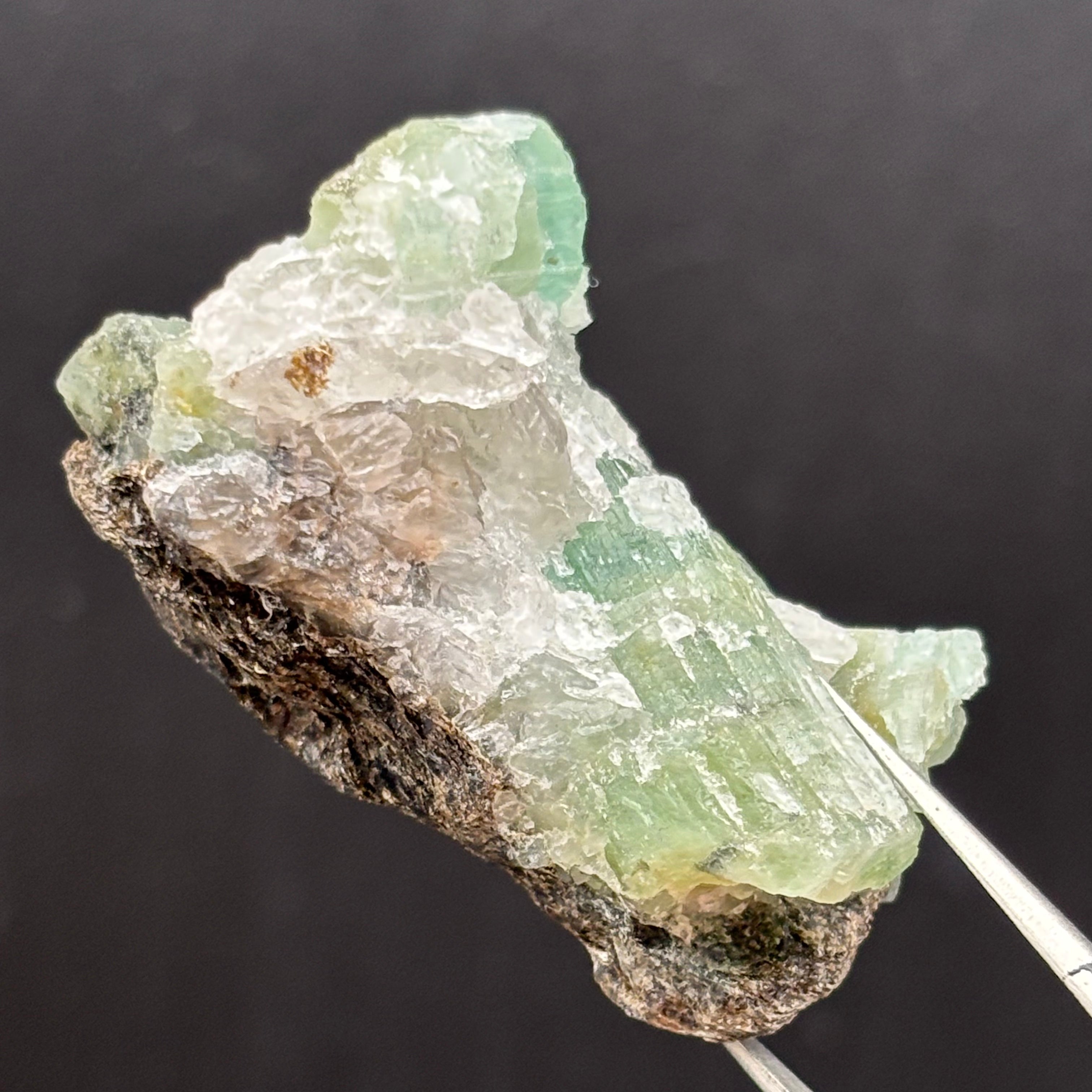 Emerald with Biotite and Quartz - 062