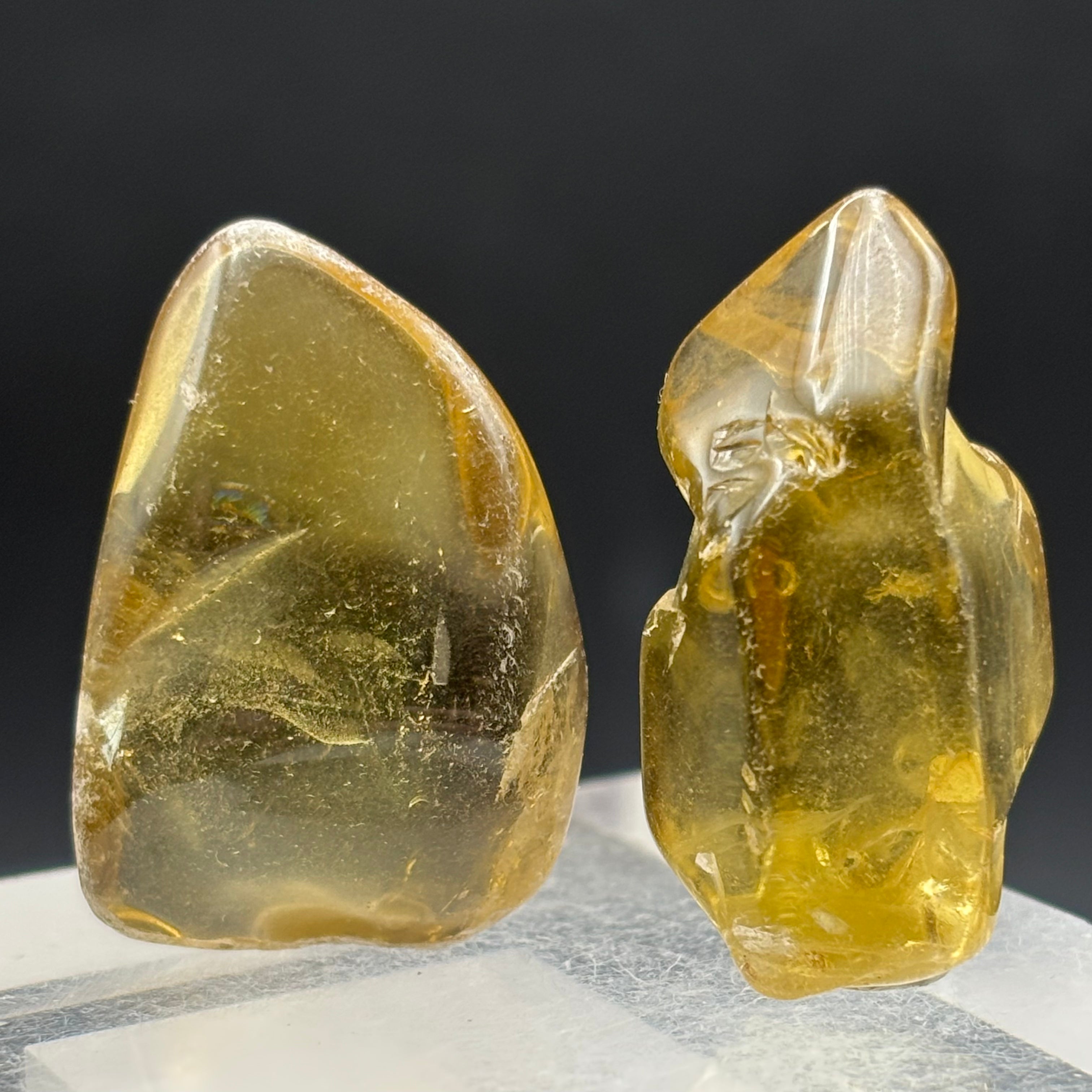 Natural Citrine Pair - 026