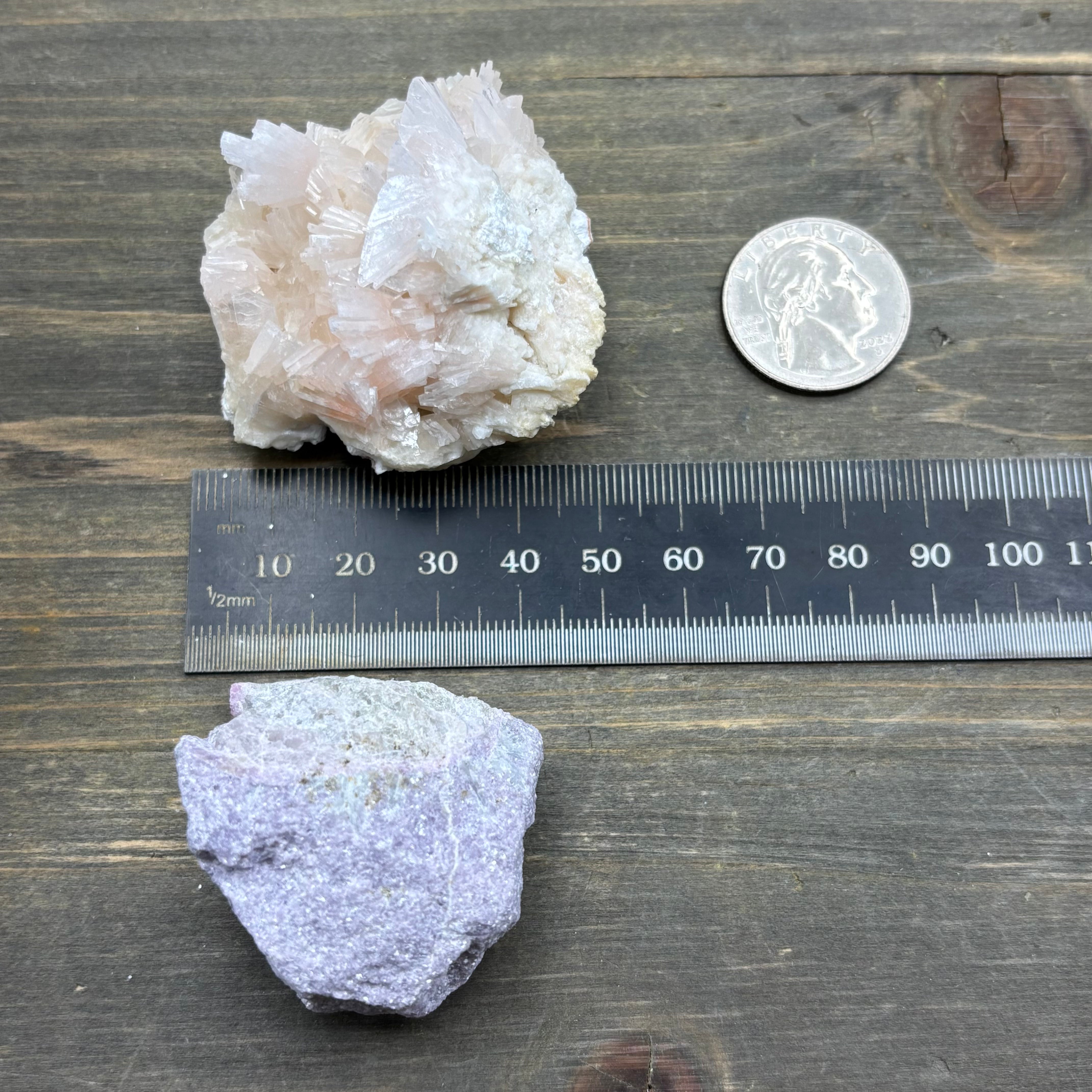 Lepidolite and Zeolite Natural Pairing - 008