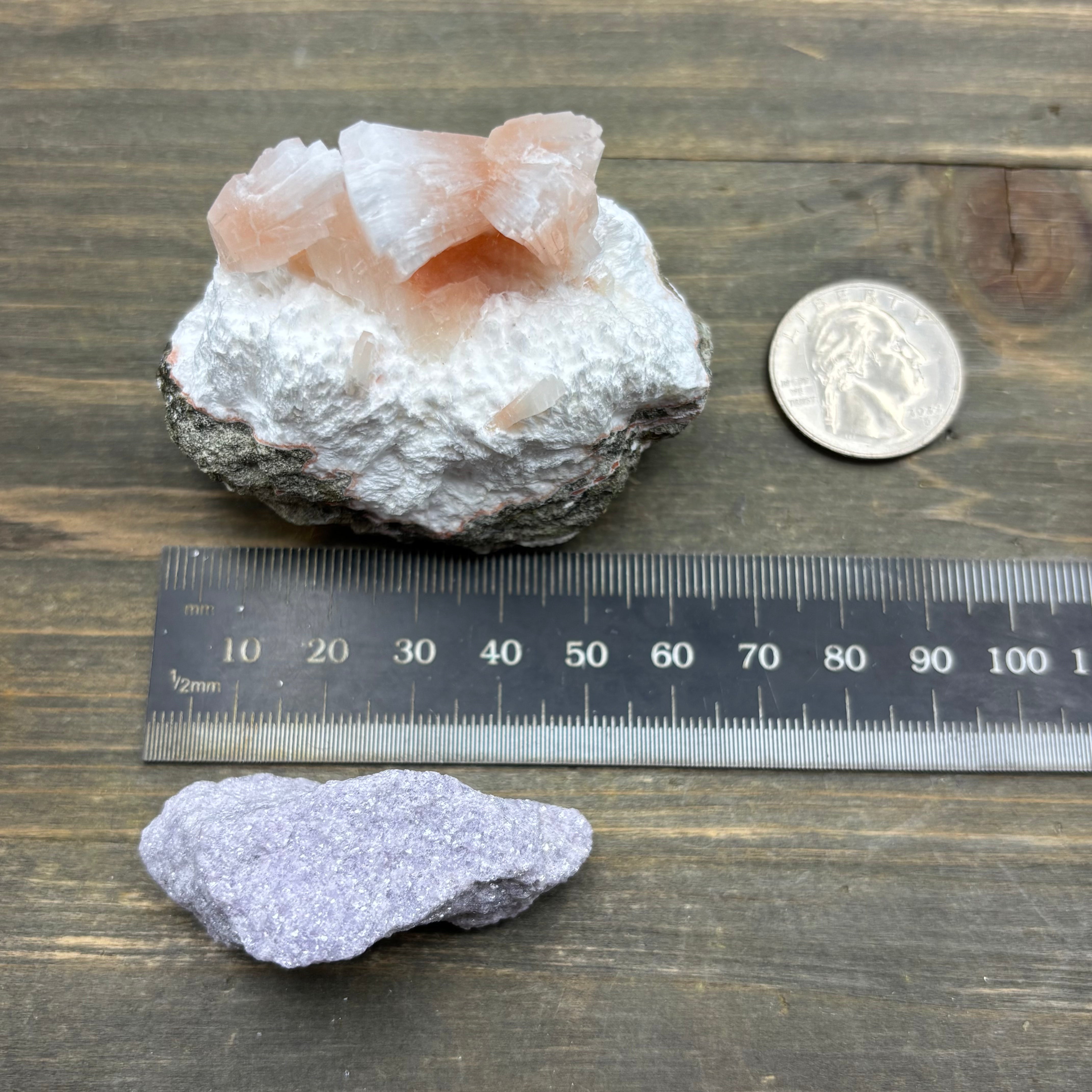 Lepidolite and Zeolite Natural Pairing - 009