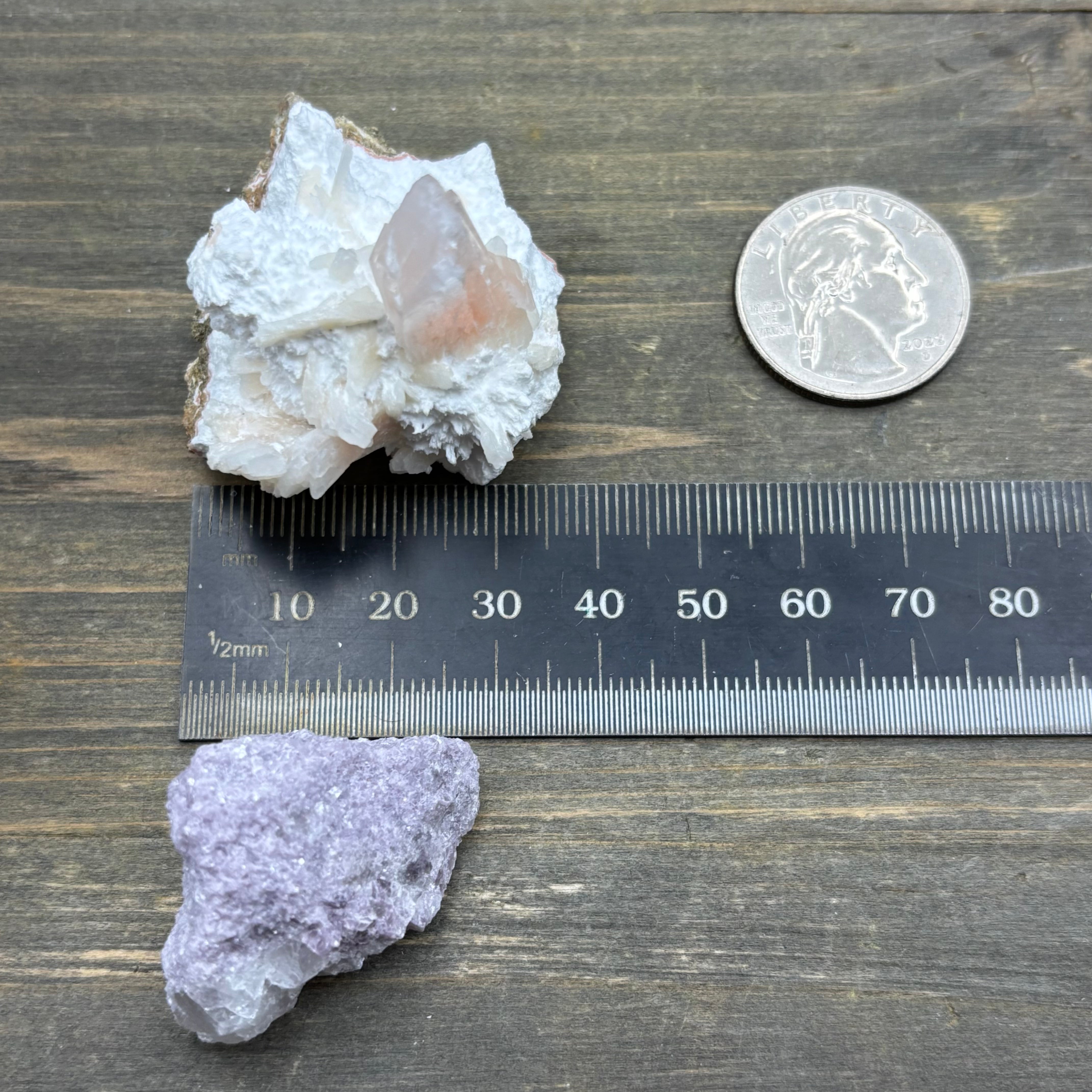 Lepidolite and Zeolite Natural Pairing - 010