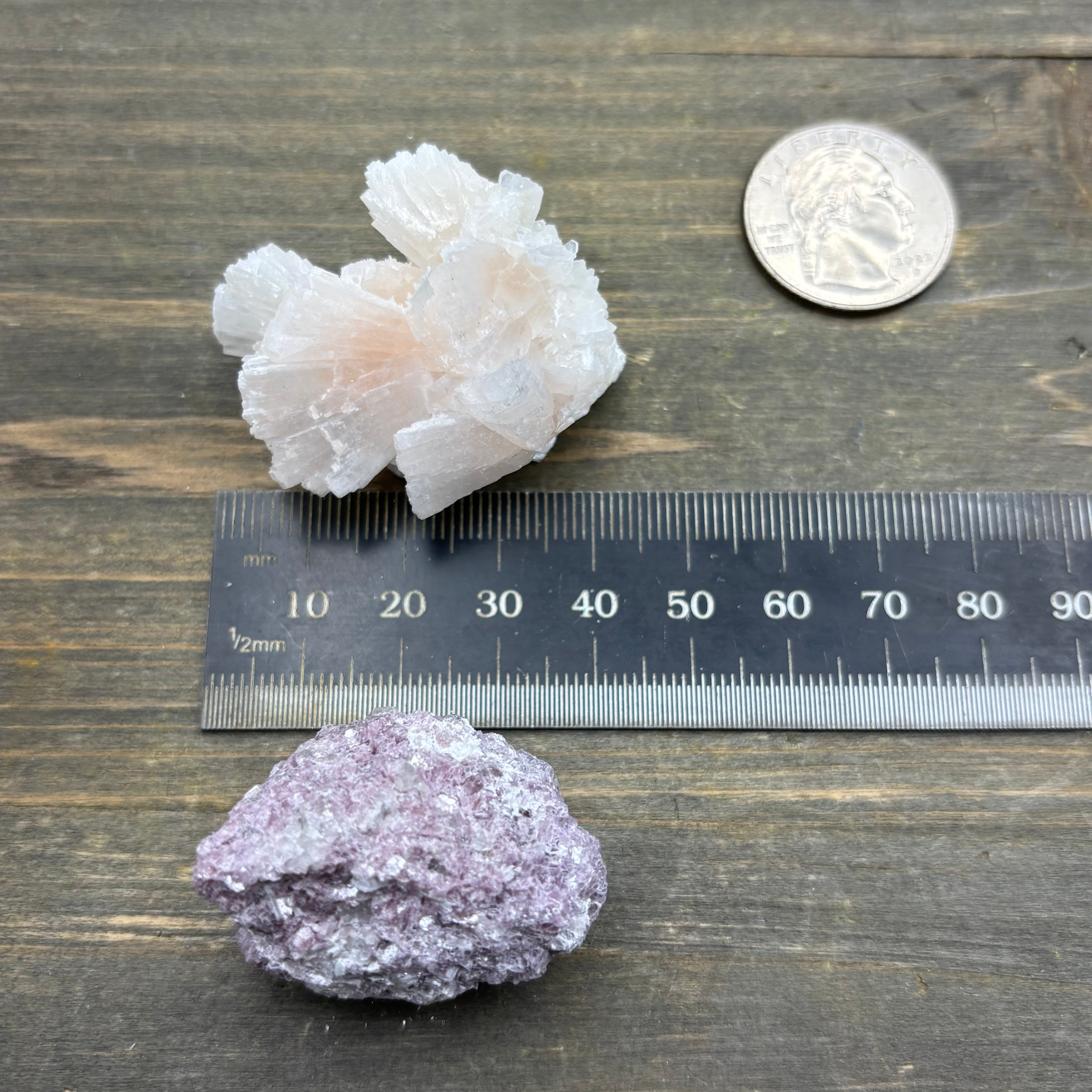 Lepidolite and Zeolite Natural Pairing - 016