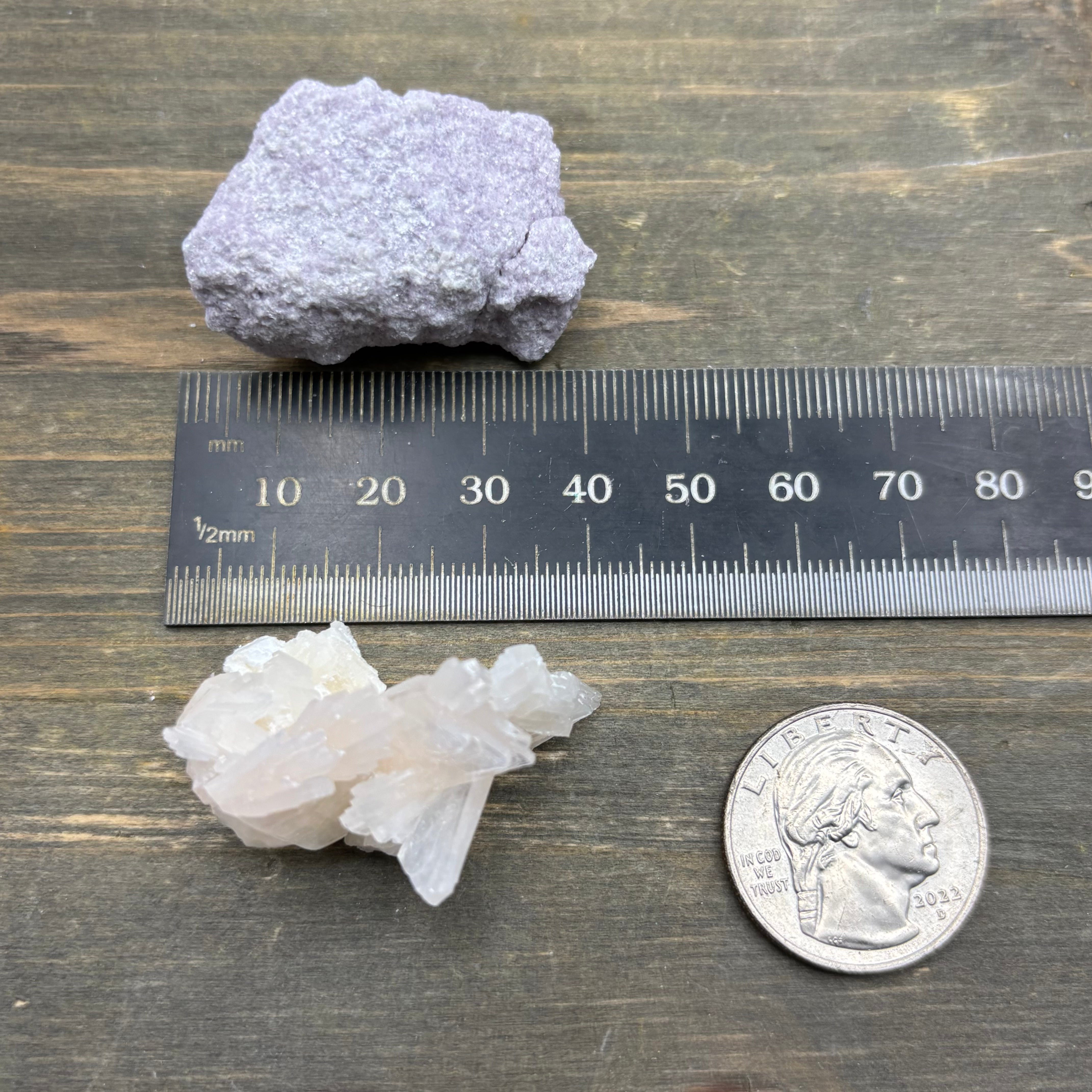 Lepidolite and Zeolite Natural Pairing - 021