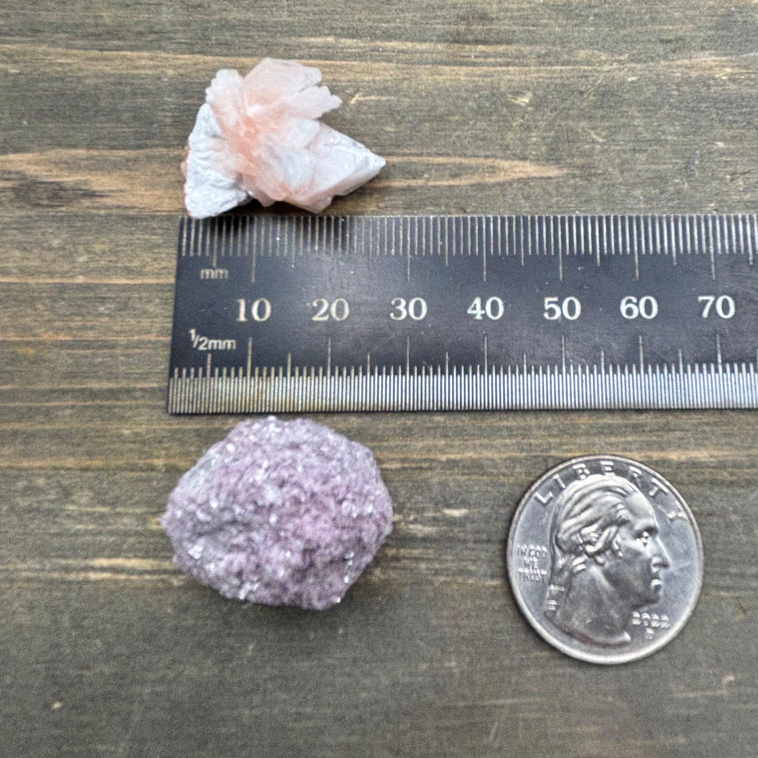 Lepidolite and Zeolite Natural Pairing - 022