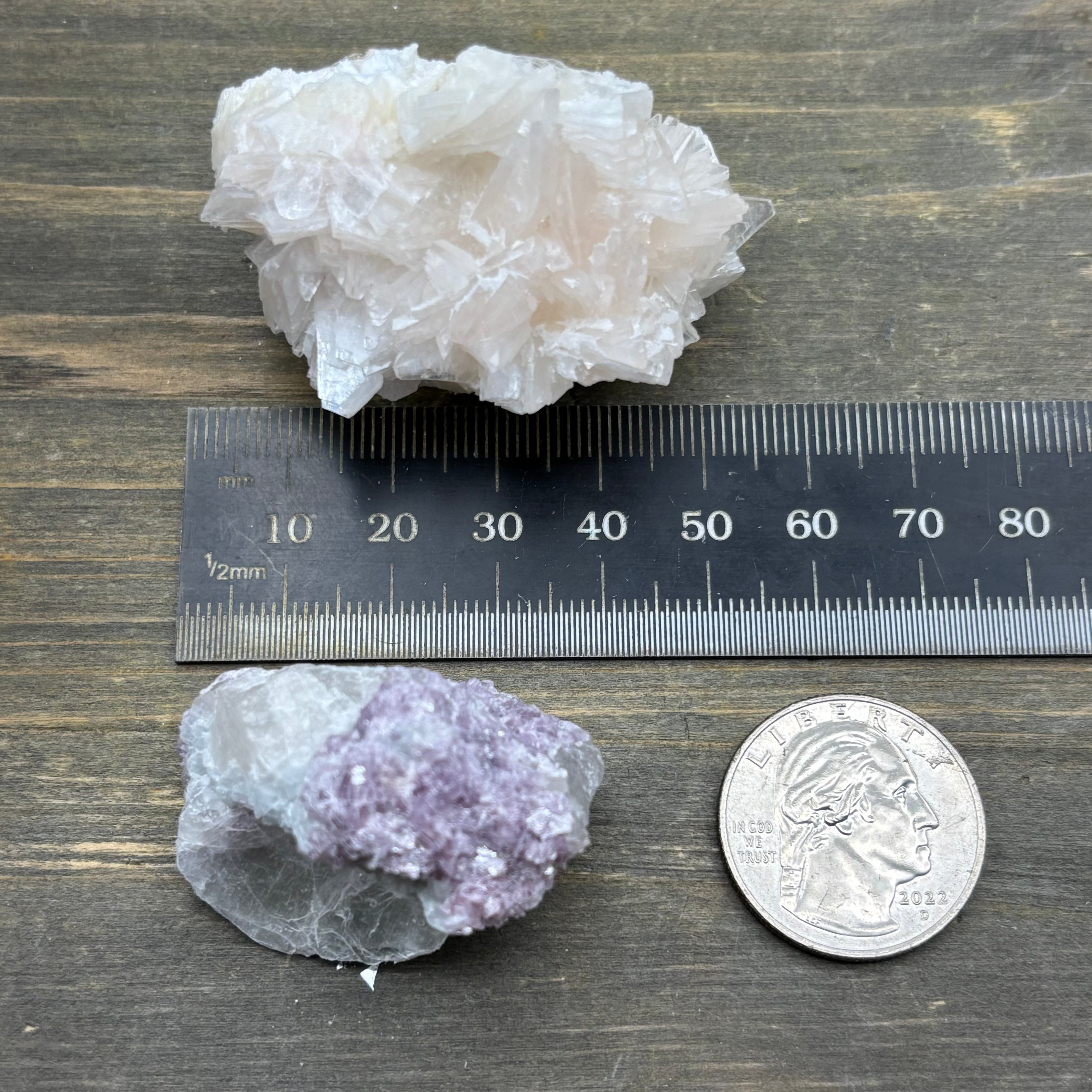 Lepidolite and Zeolite Natural Pairing - 023