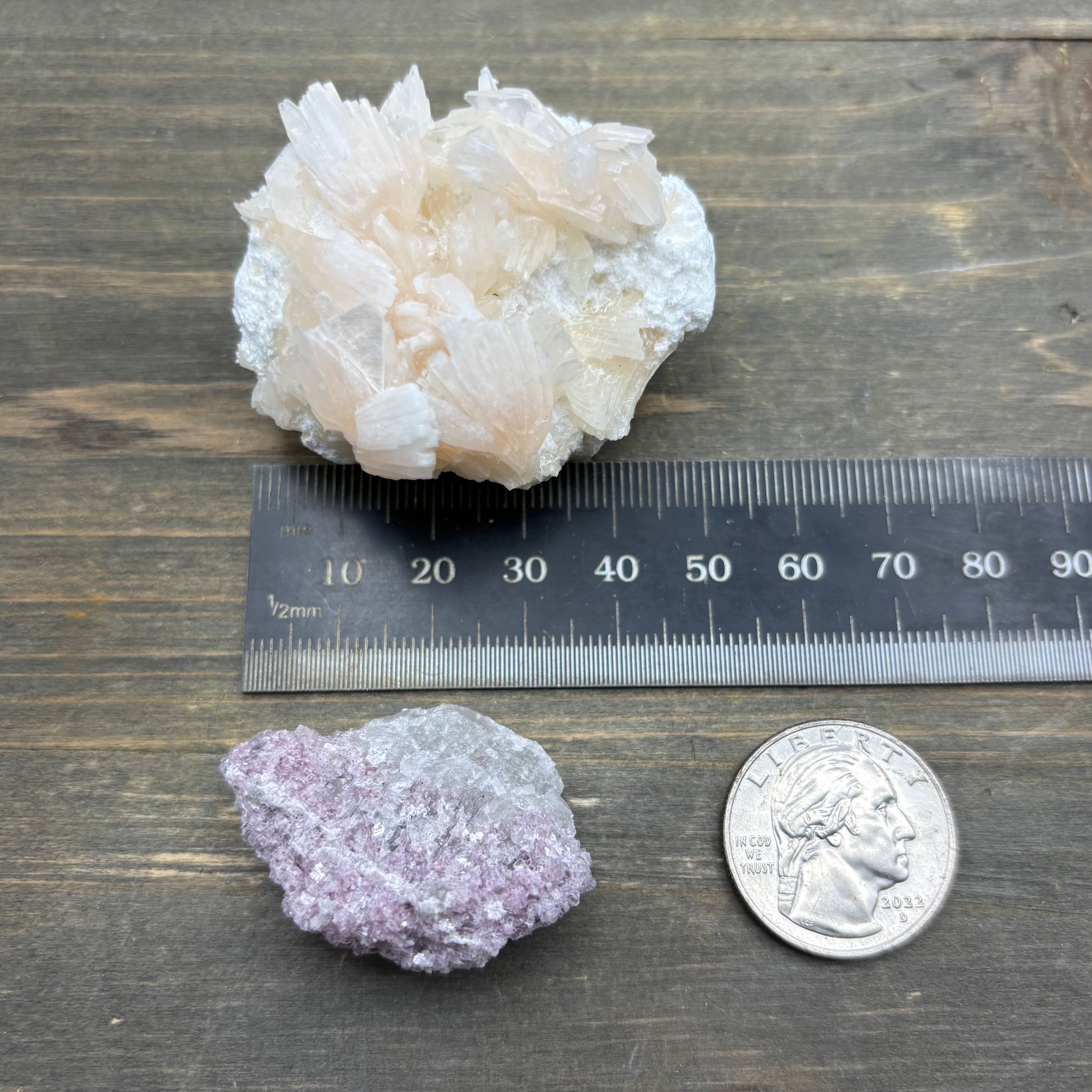 Lepidolite and Zeolite Natural Pairing - 024