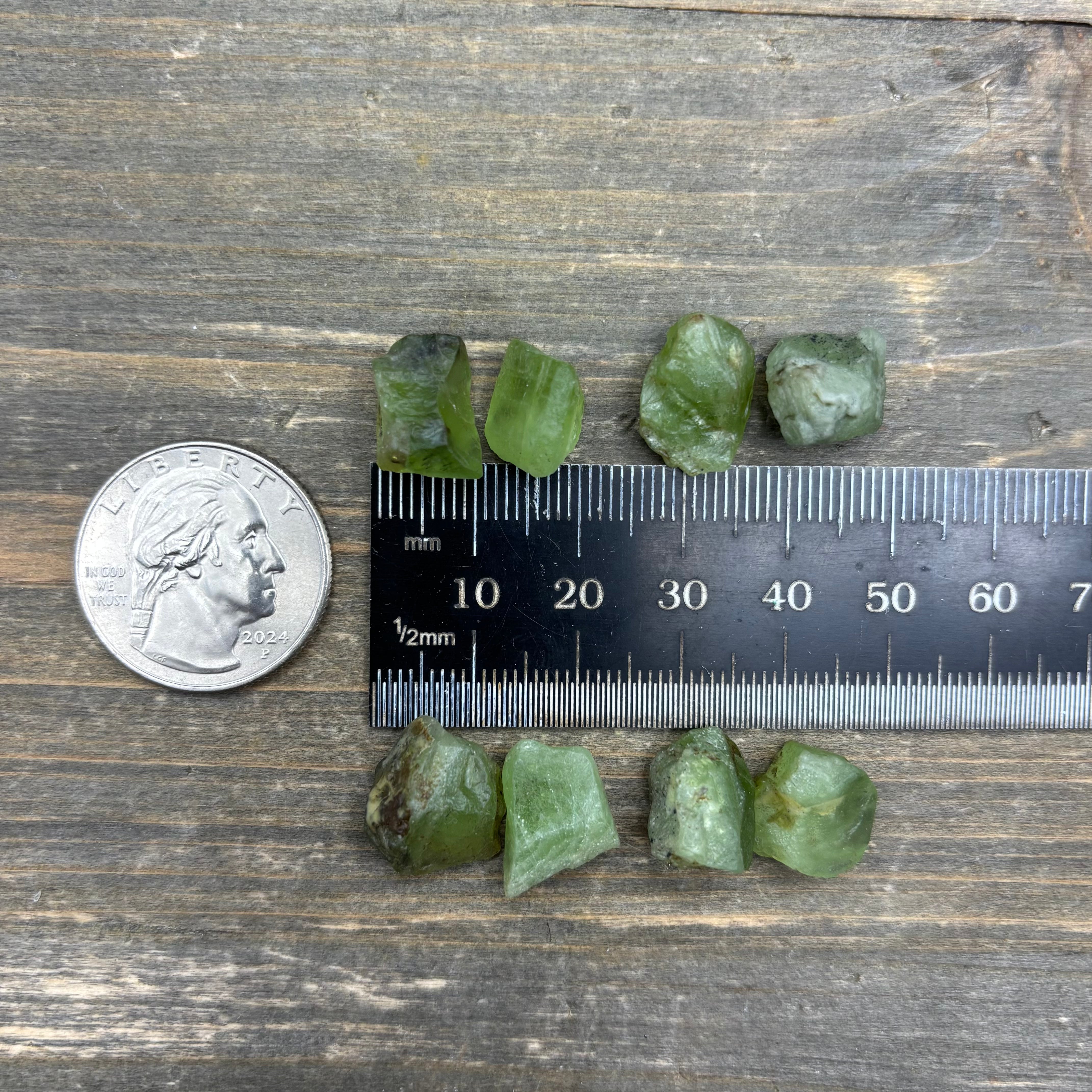 Peridot Point Pair
