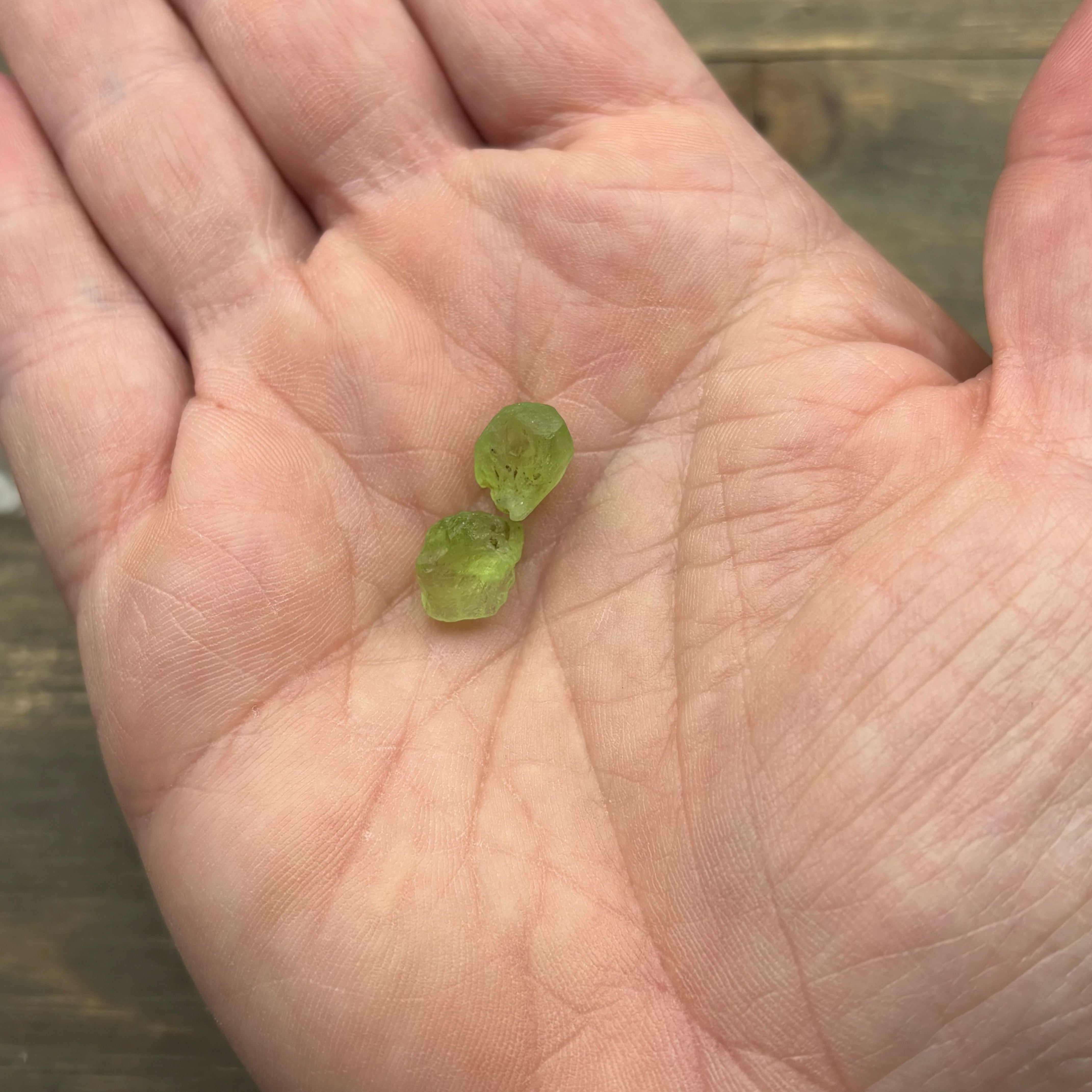 Peridot Point Pair