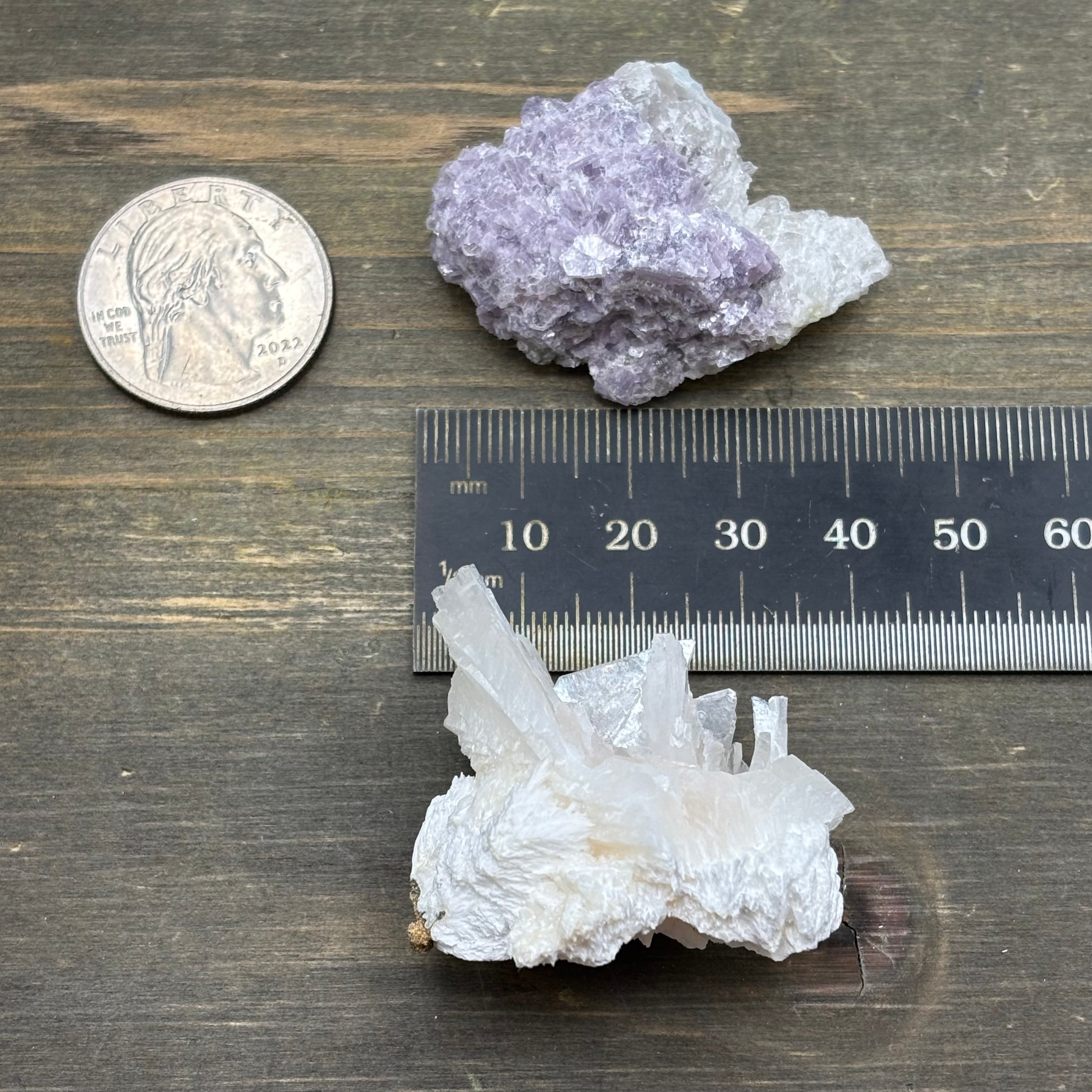 Lepidolite and Zeolite Natural Pairing - 027