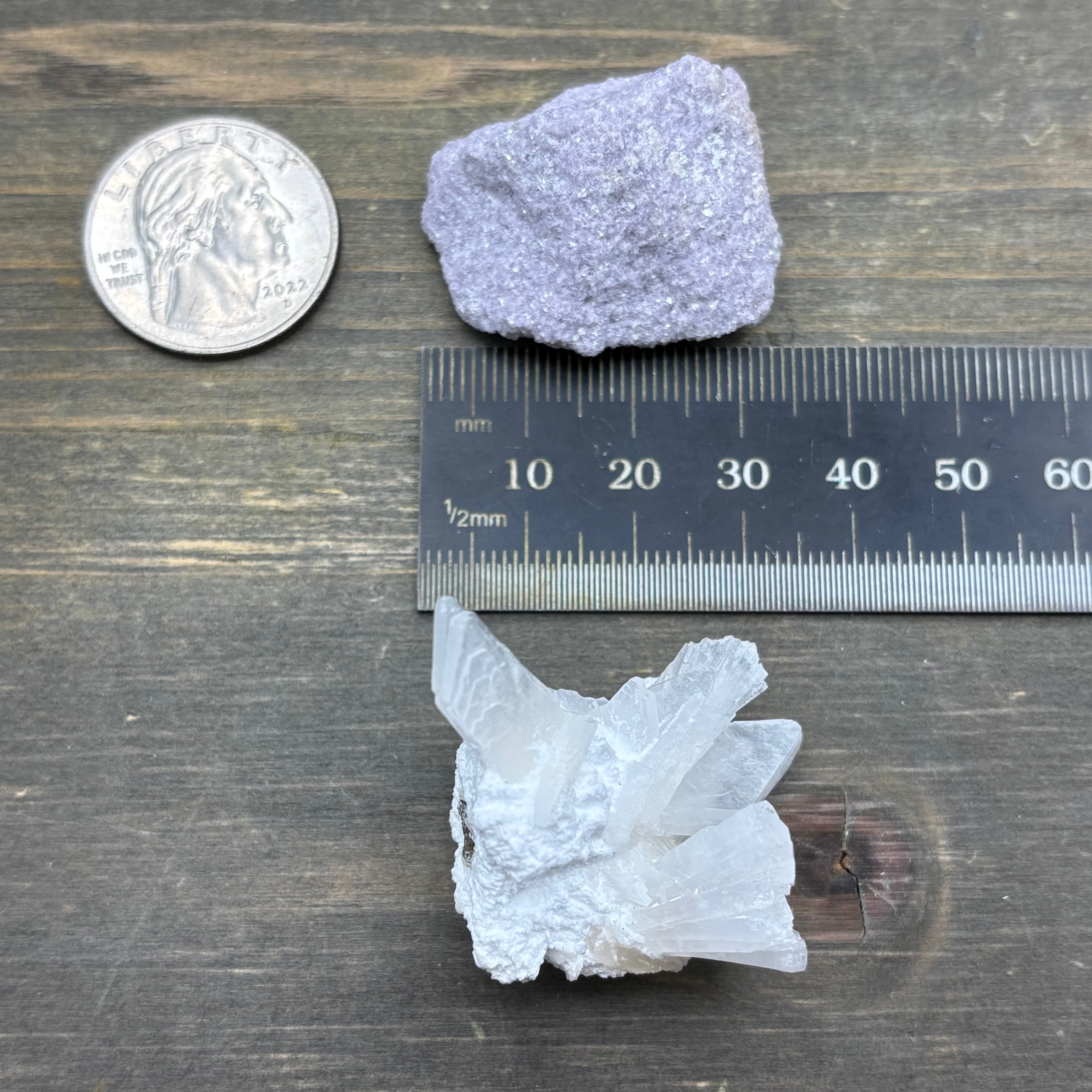 Lepidolite and Zeolite Natural Pairing - 028