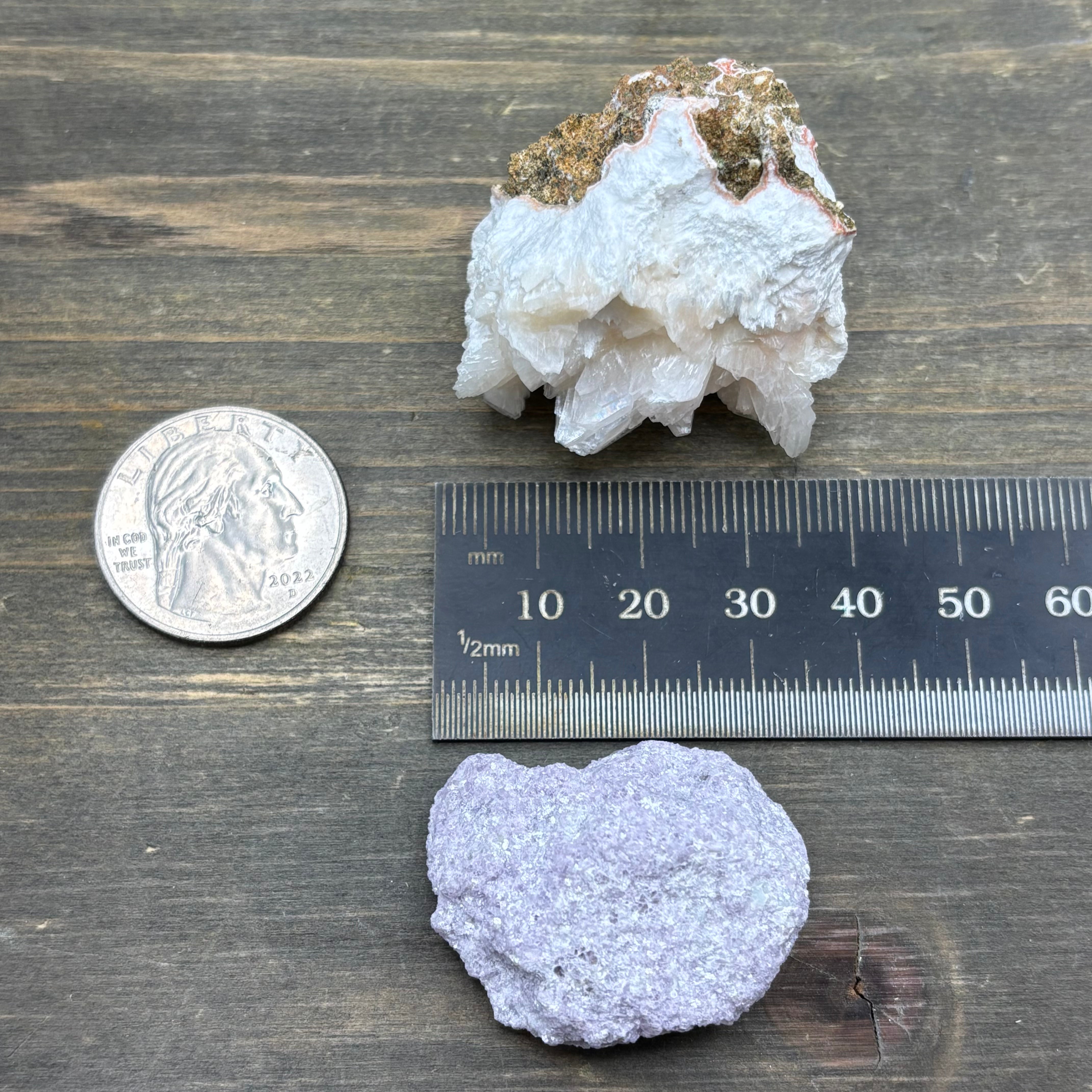 Lepidolite and Zeolite Natural Pairing - 029