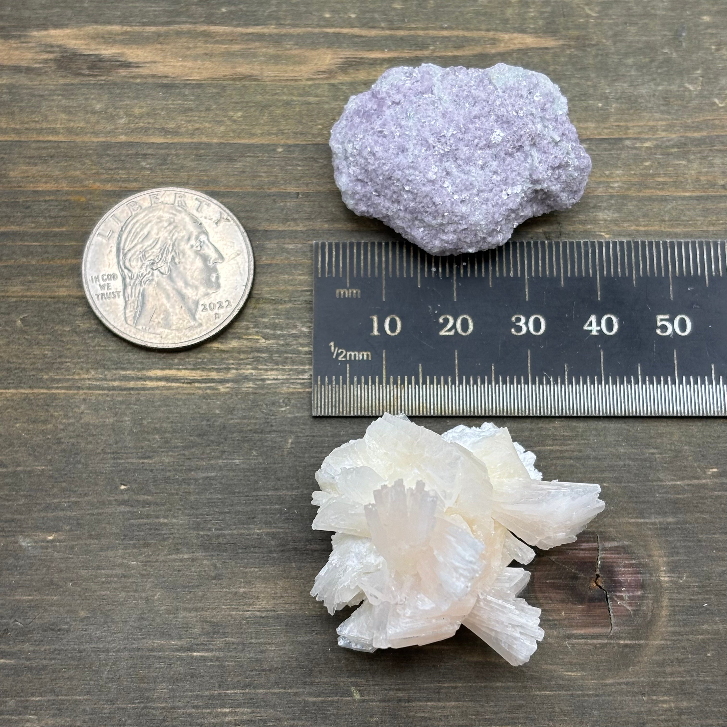 Lepidolite and Zeolite Natural Pairing - 030