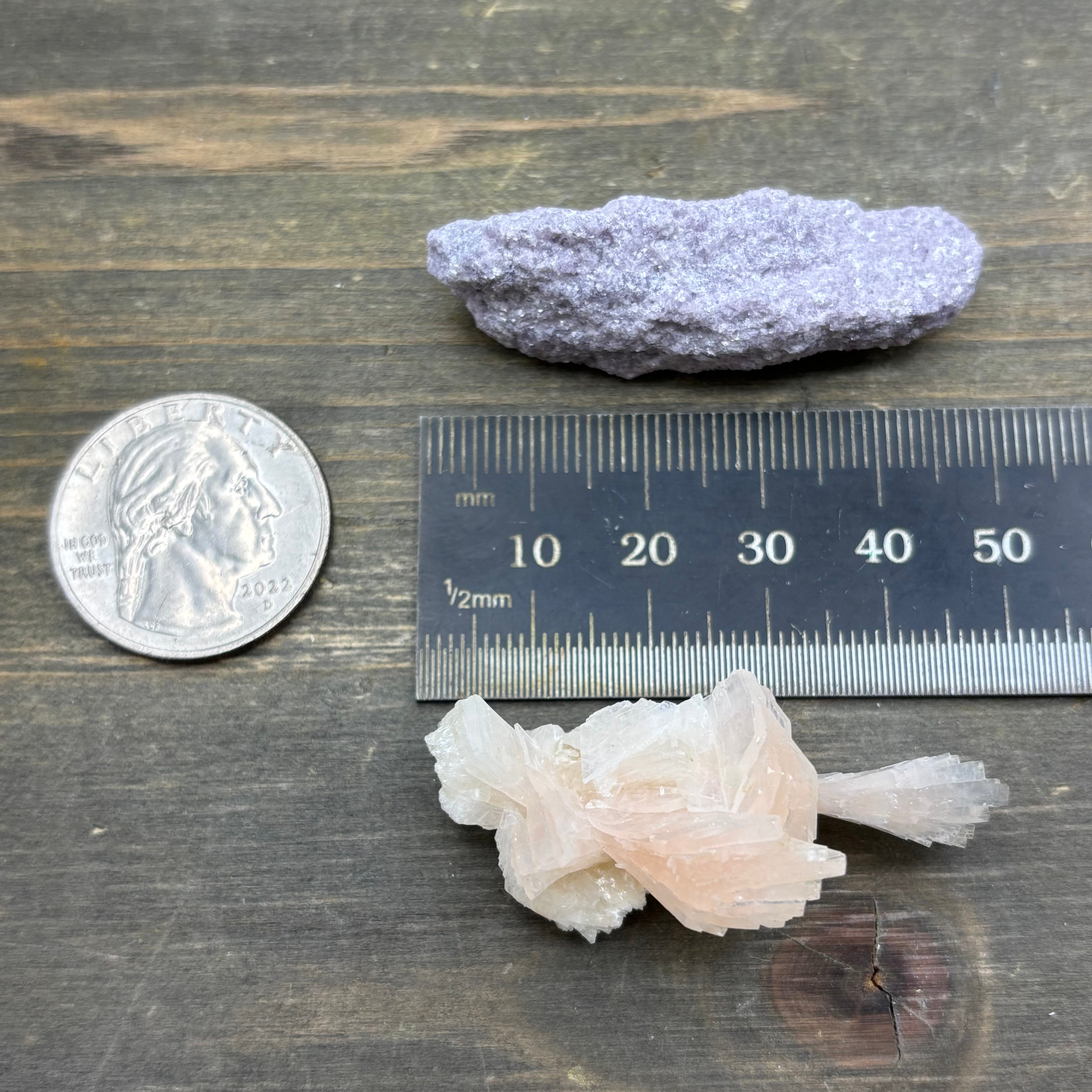 Lepidolite and Zeolite Natural Pairing - 033