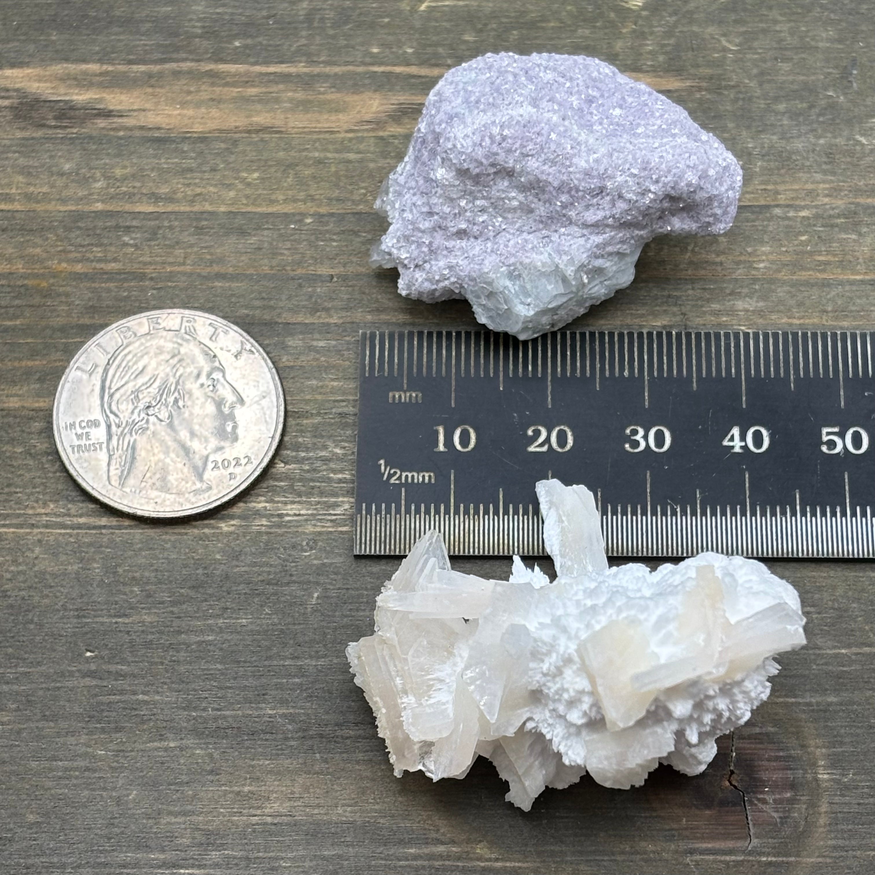 Lepidolite and Zeolite Natural Pairing - 035