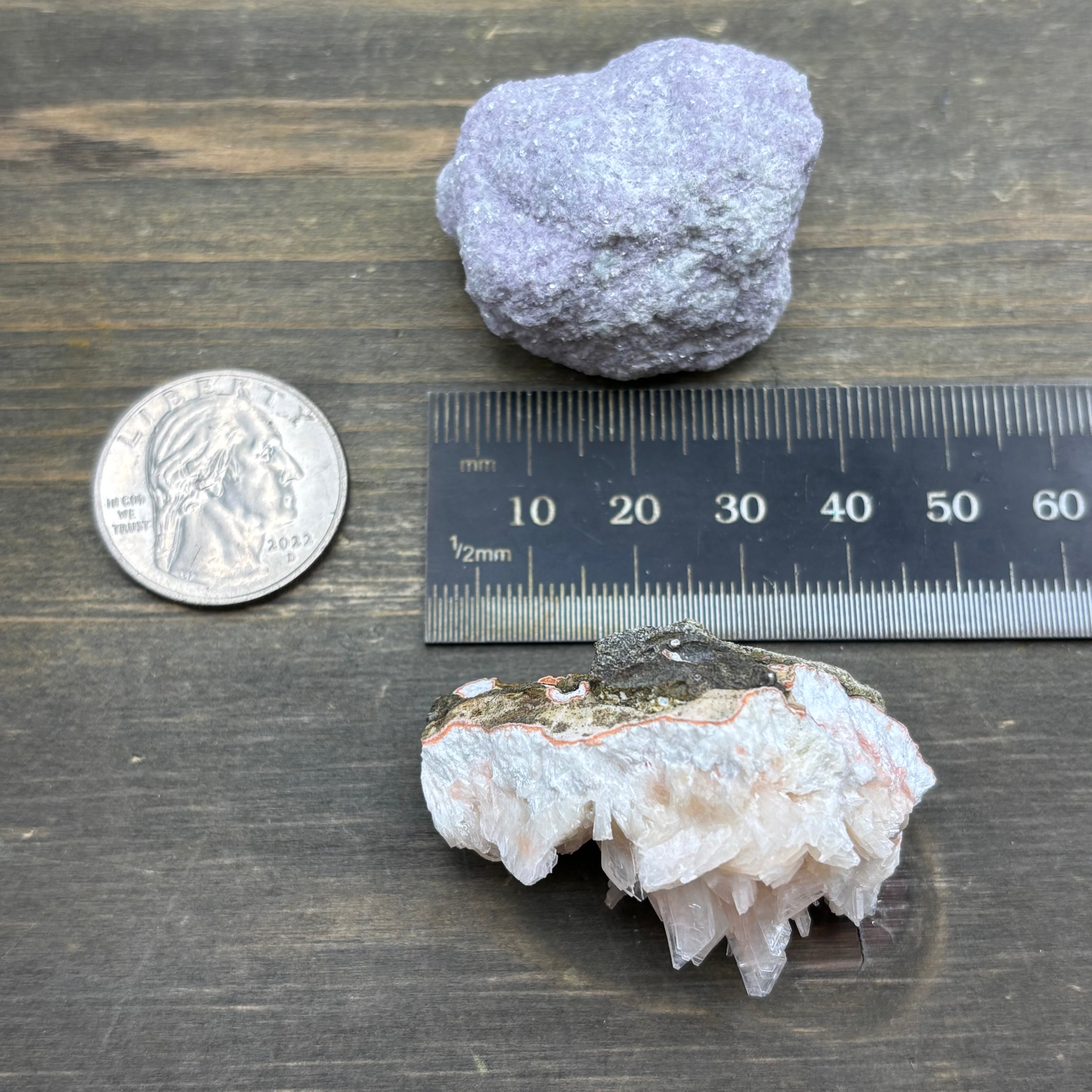 Lepidolite and Zeolite Natural Pairing - 036