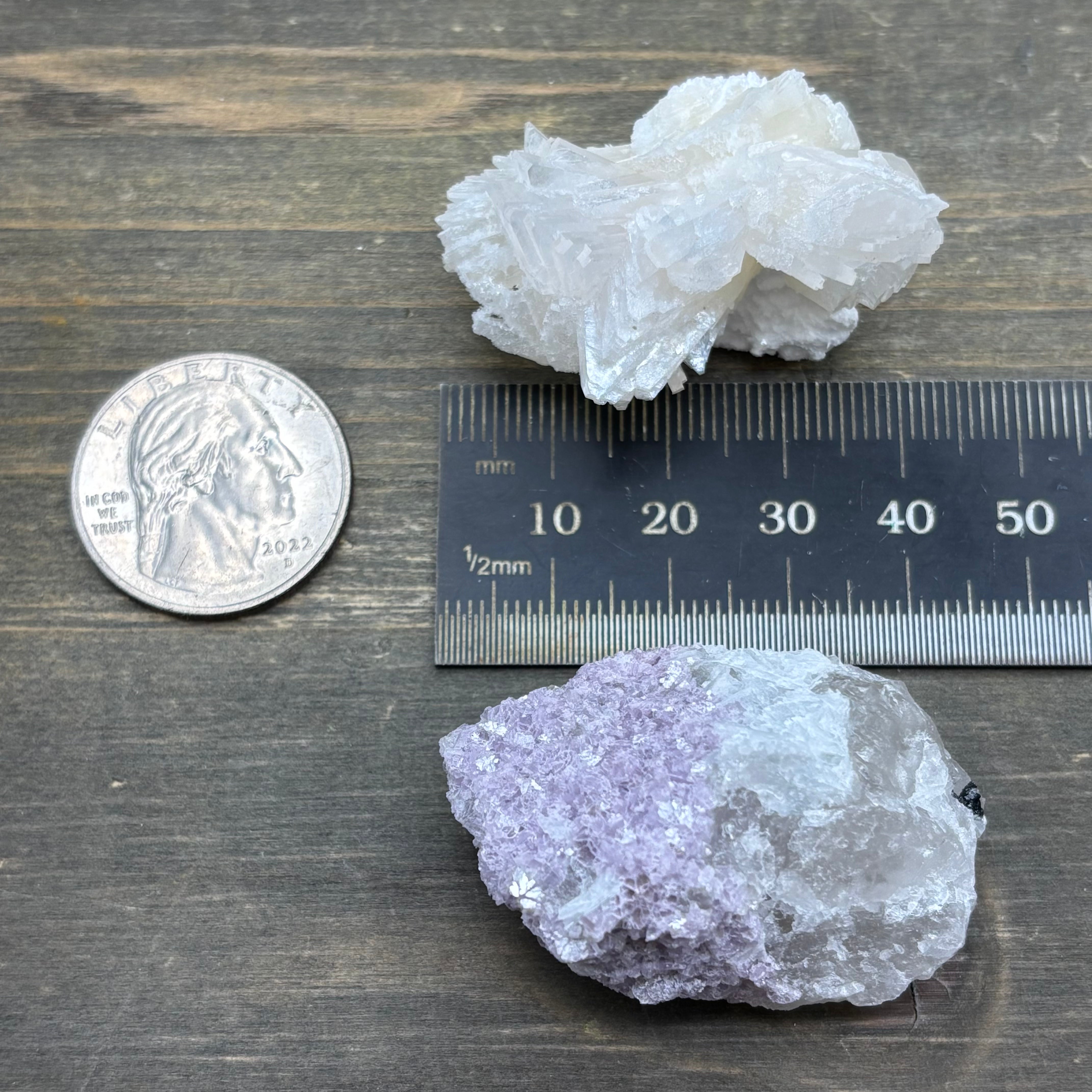 Lepidolite and Zeolite Natural Pairing - 037