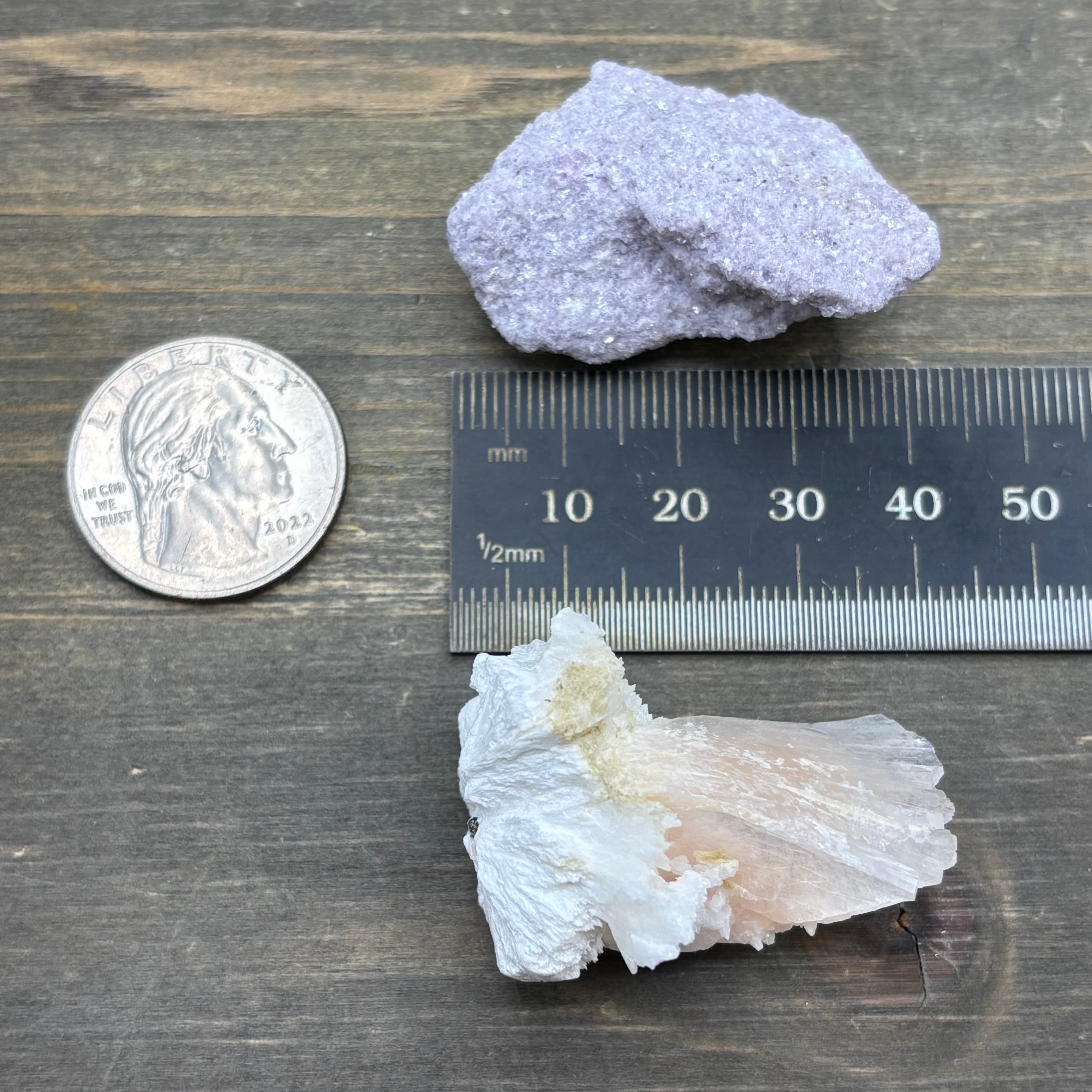 Lepidolite and Zeolite Natural Pairing - 038