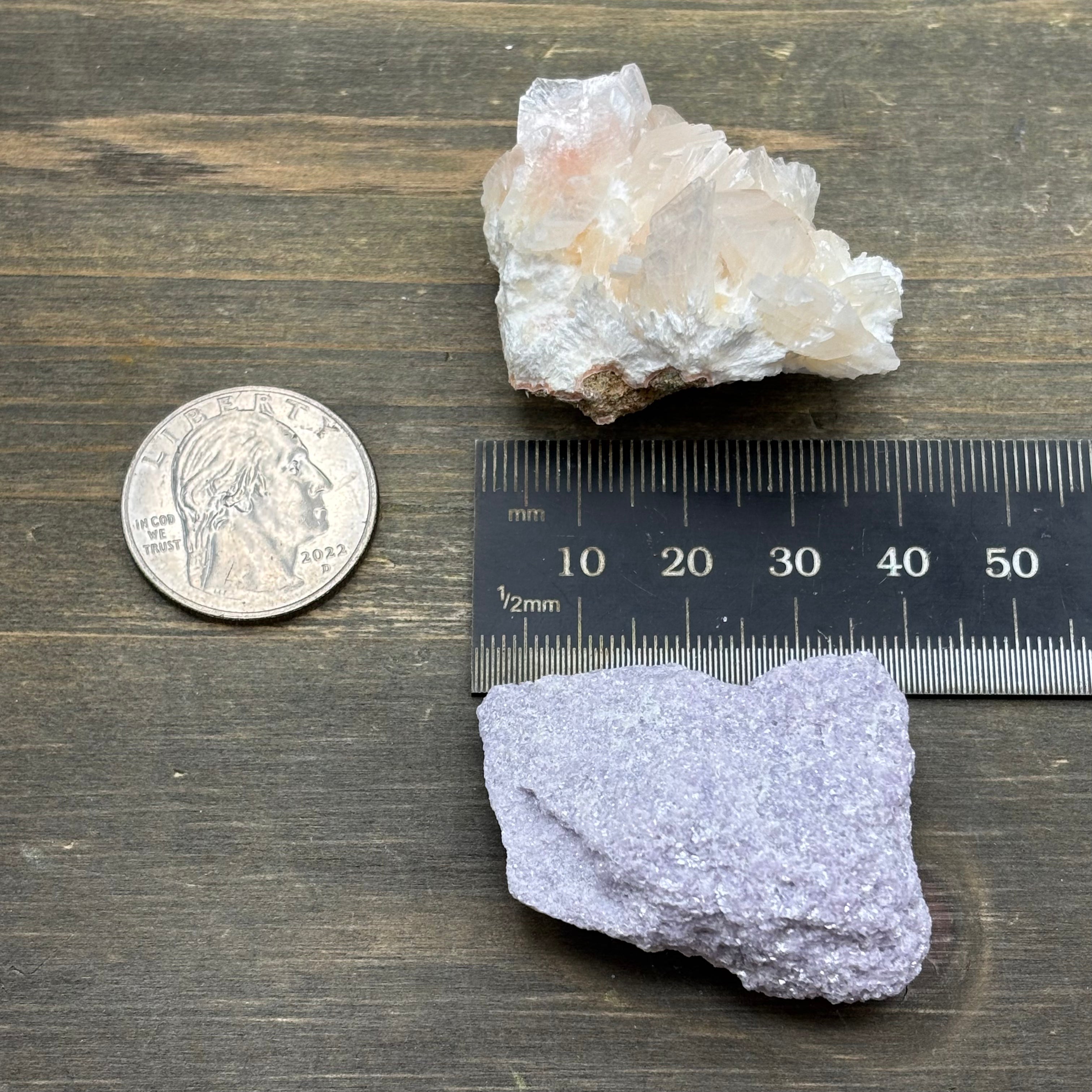Lepidolite and Zeolite Natural Pairing - 039