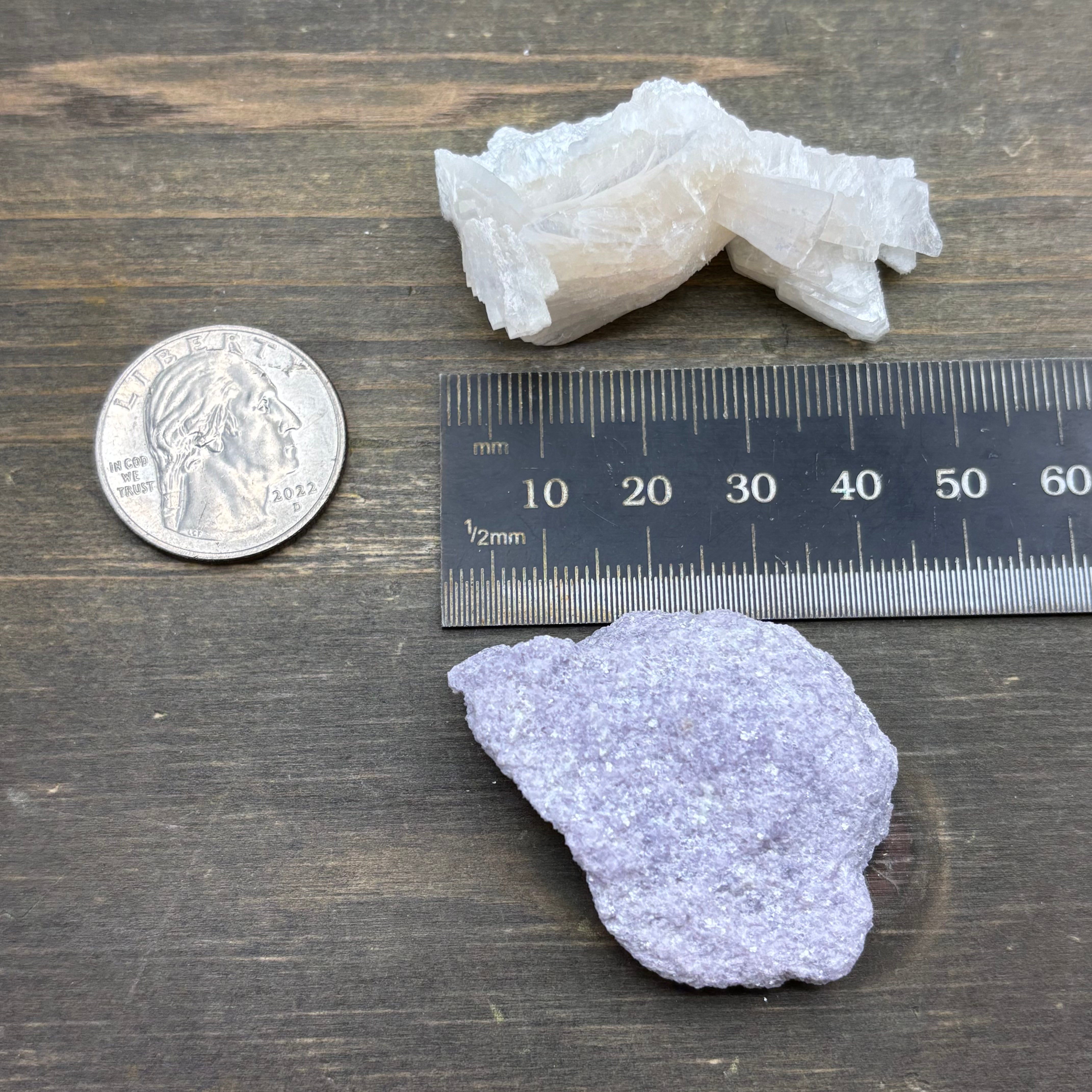 Lepidolite and Zeolite Natural Pairing - 040