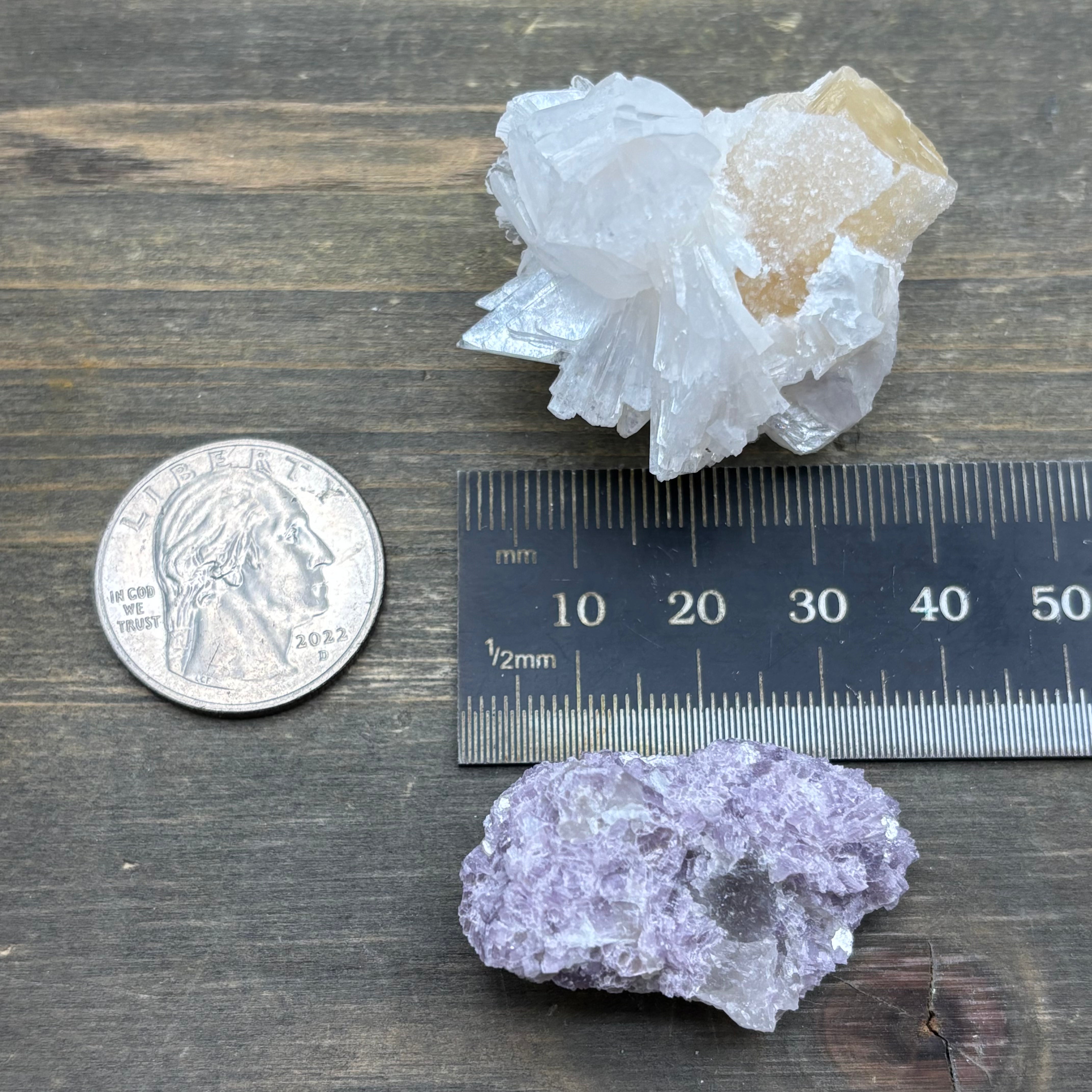 Lepidolite and Zeolite Natural Pairing - 041