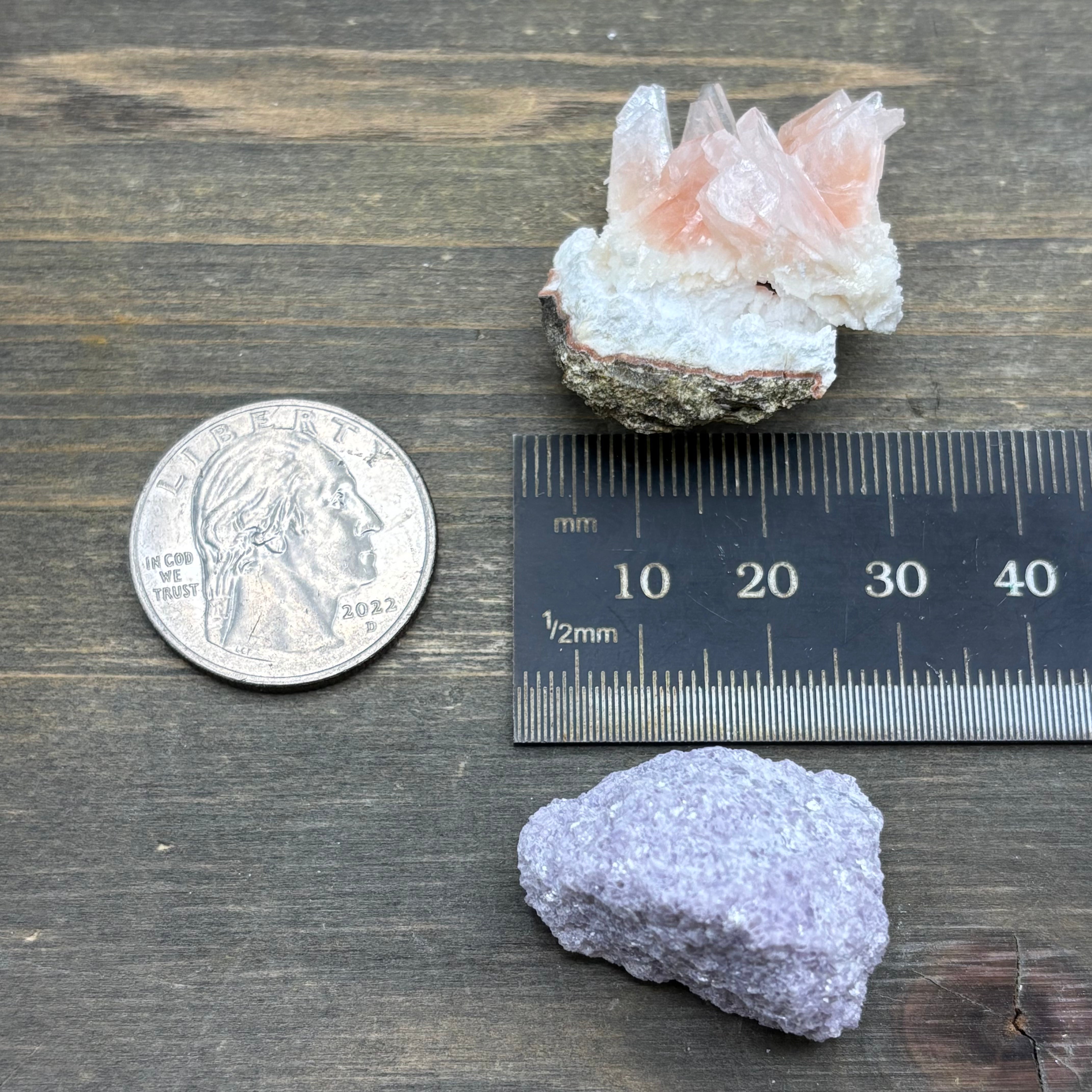 Lepidolite and Zeolite Natural Pairing - 042