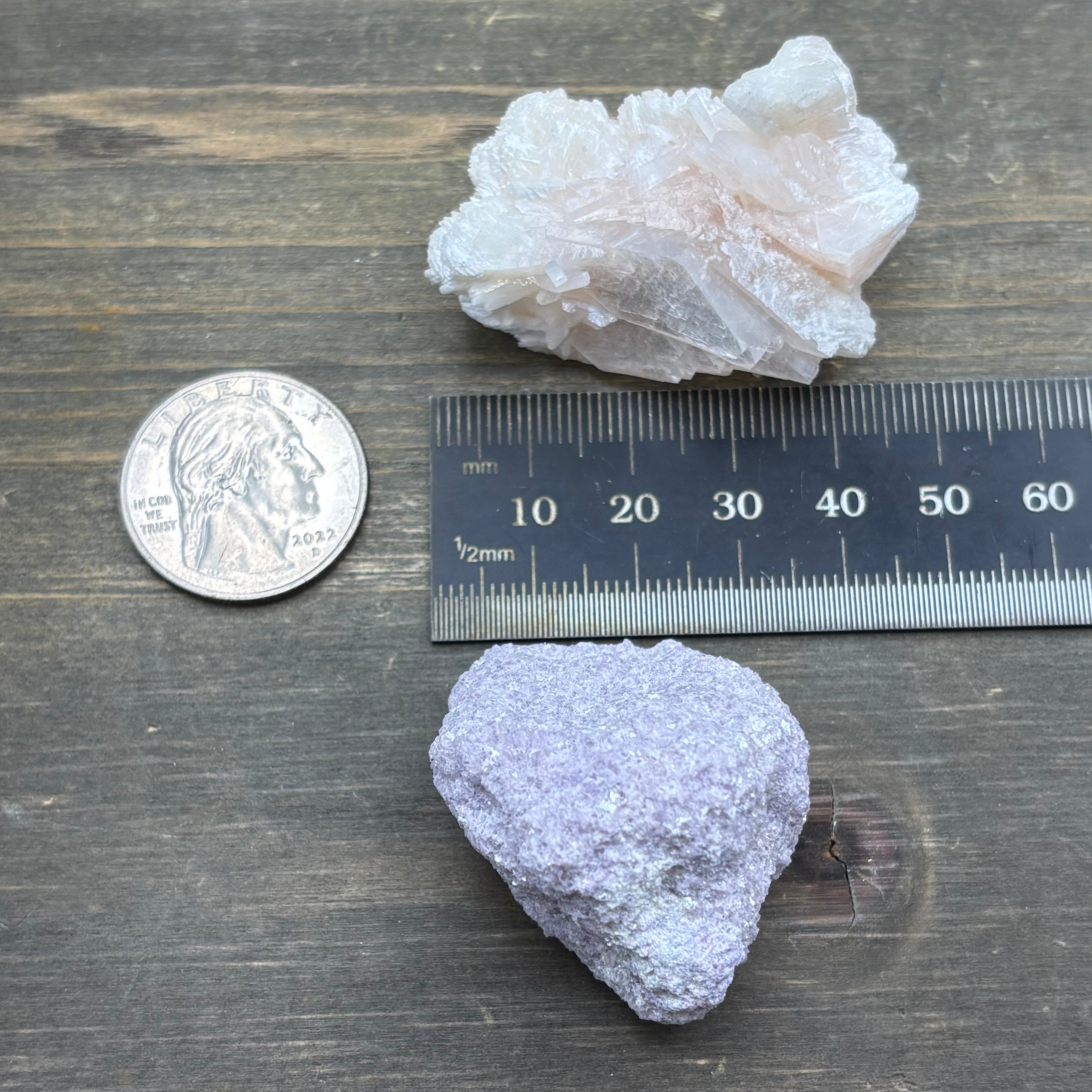 Lepidolite and Zeolite Natural Pairing - 043