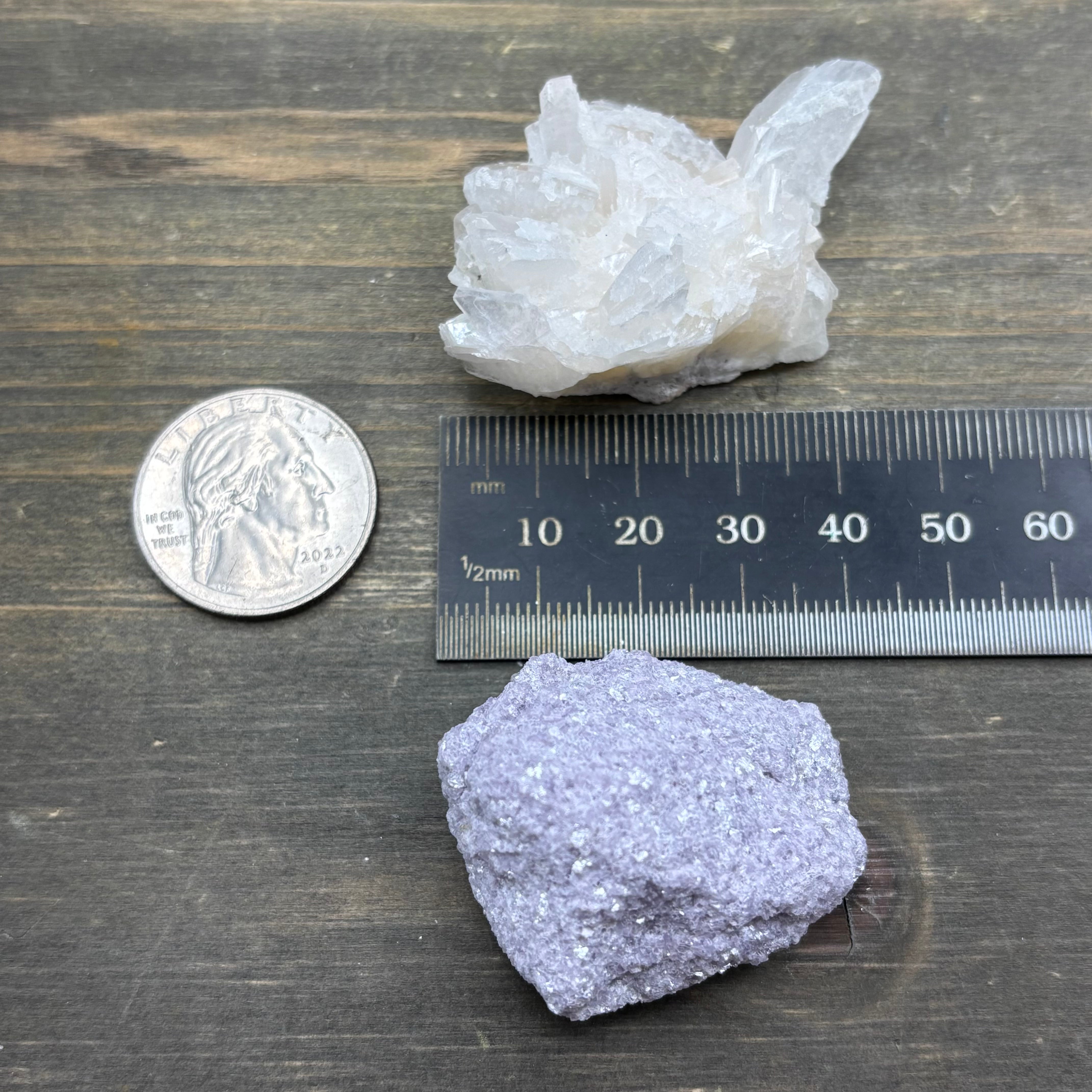 Lepidolite and Zeolite Natural Pairing - 044