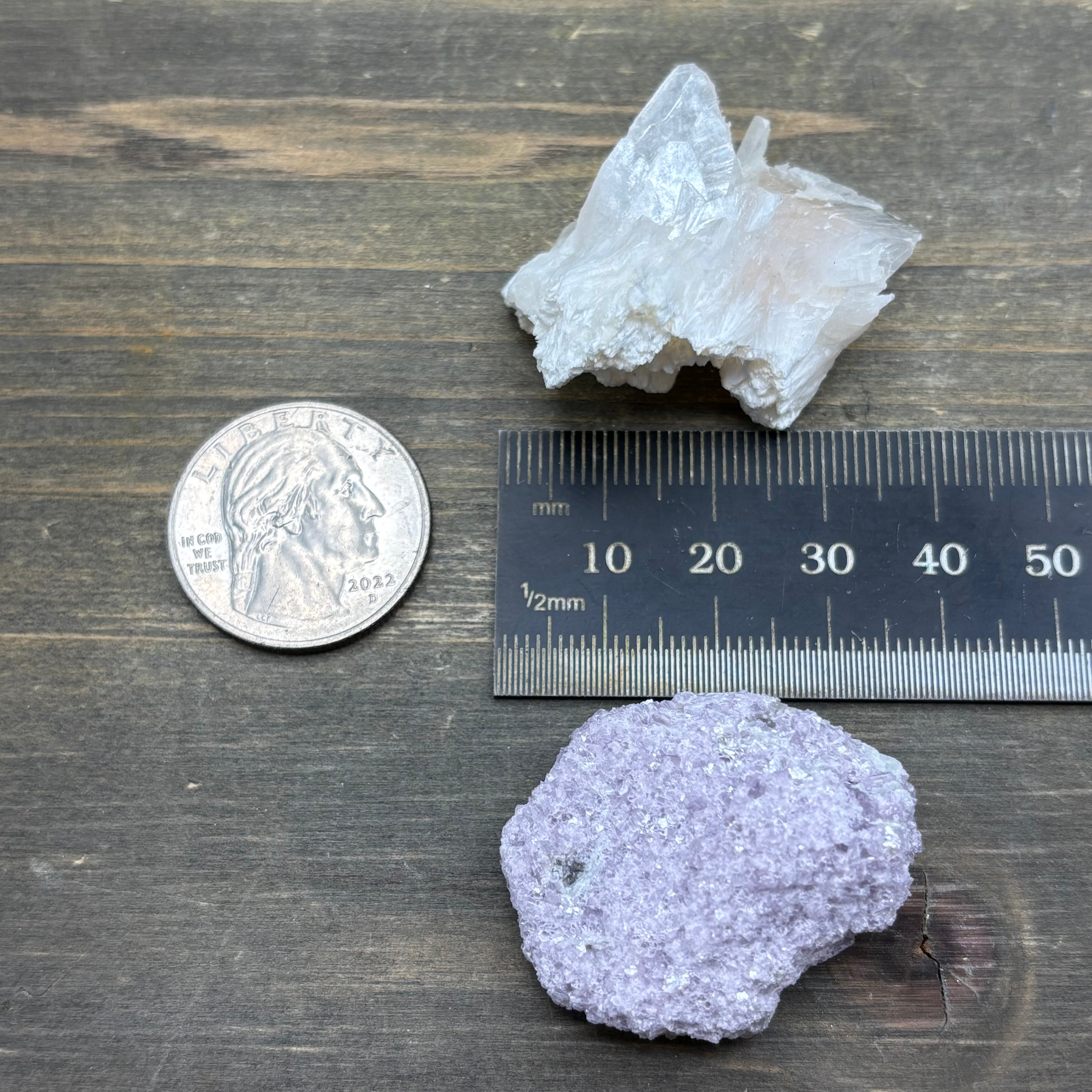 Lepidolite and Zeolite Natural Pairing - 045