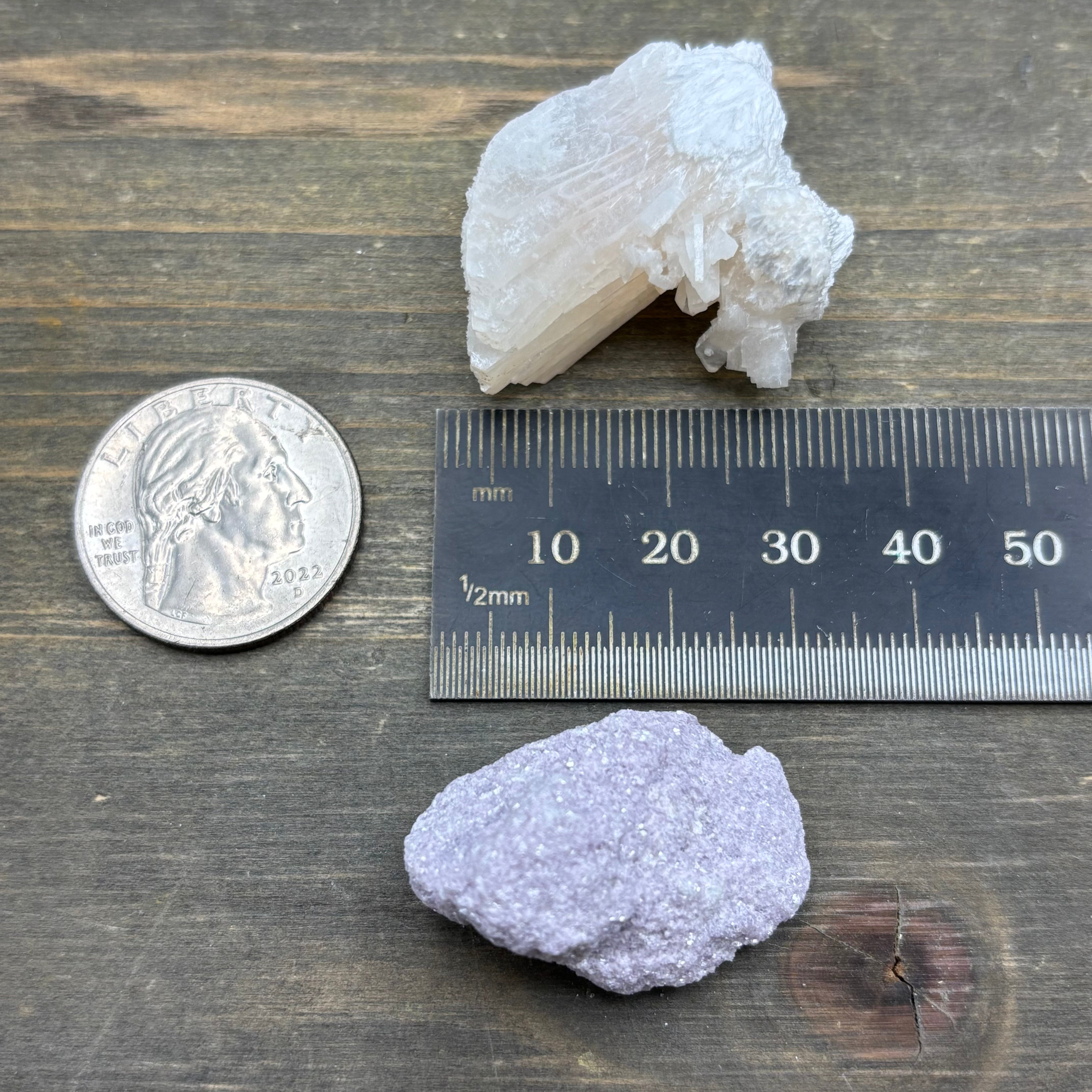 Lepidolite and Zeolite Natural Pairing - 046