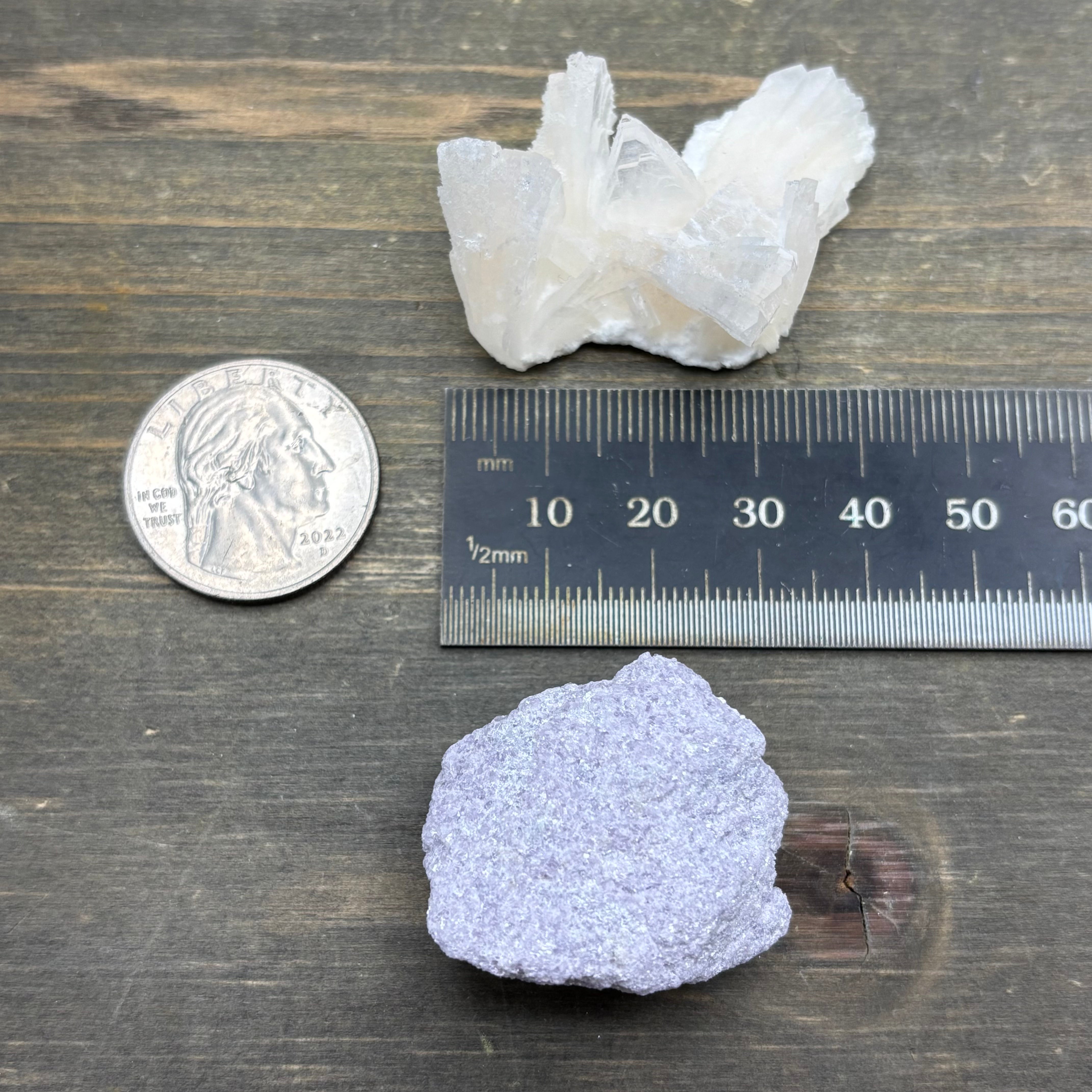 Lepidolite and Zeolite Natural Pairing - 047