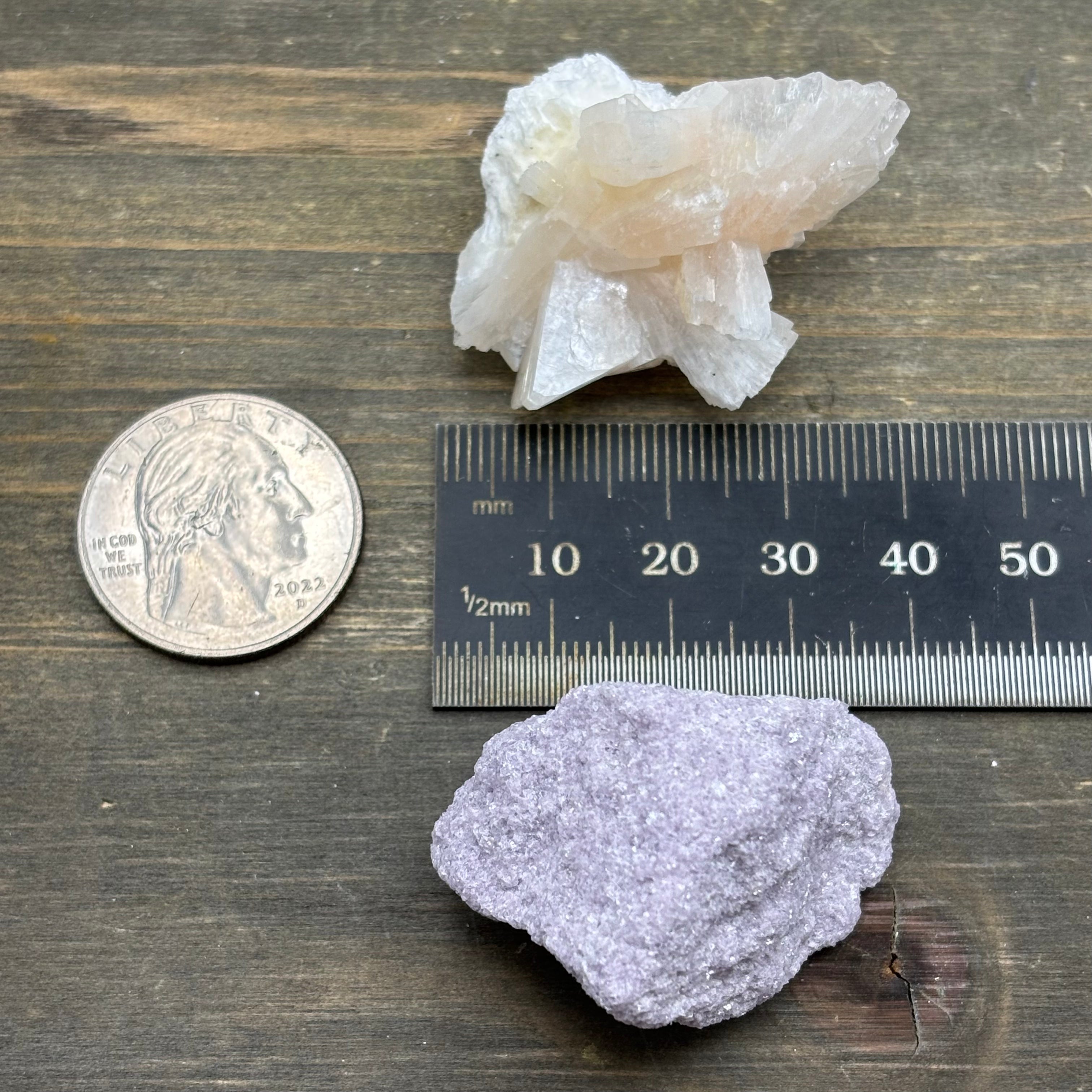 Lepidolite and Zeolite Natural Pairing - 048