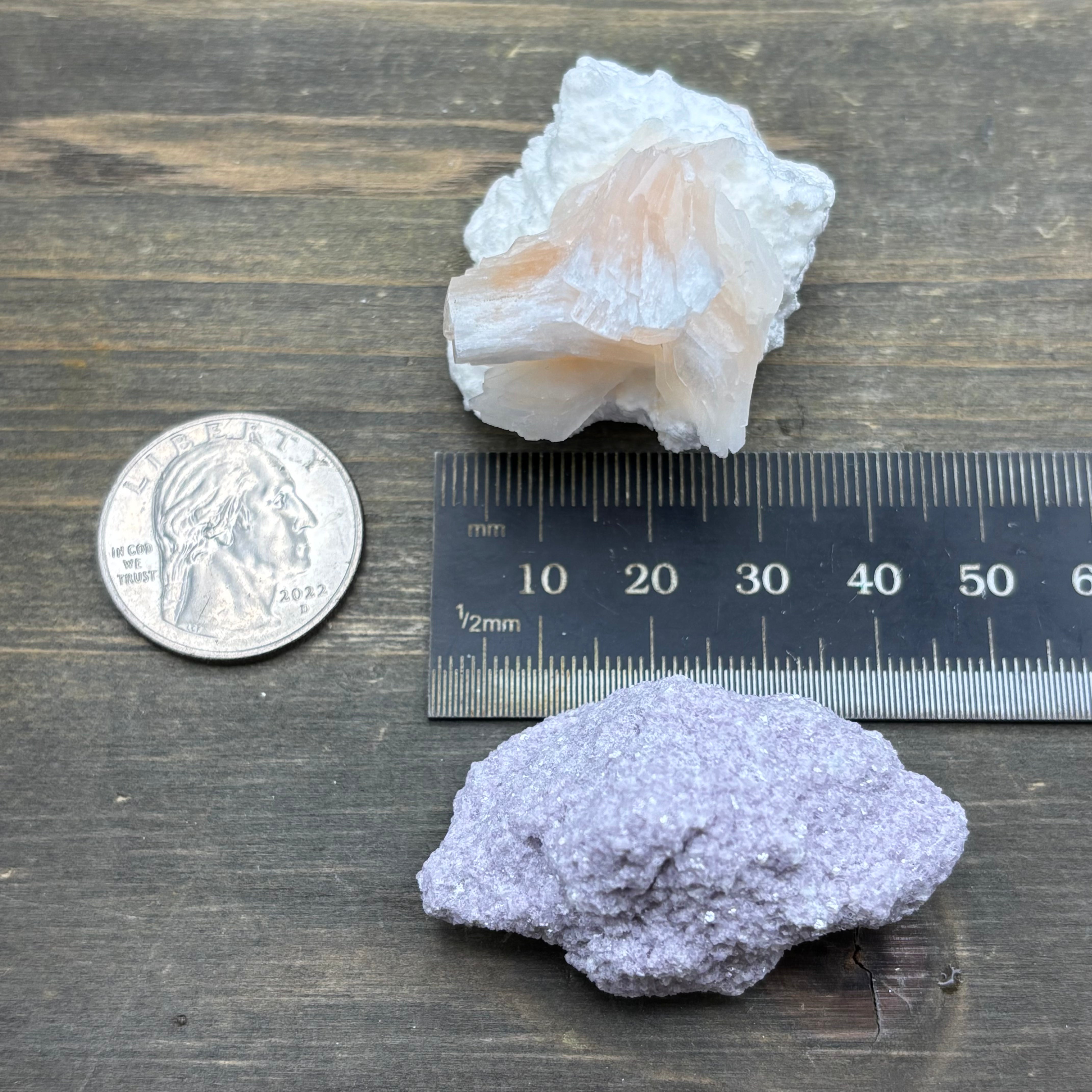 Lepidolite and Zeolite Natural Pairing - 050