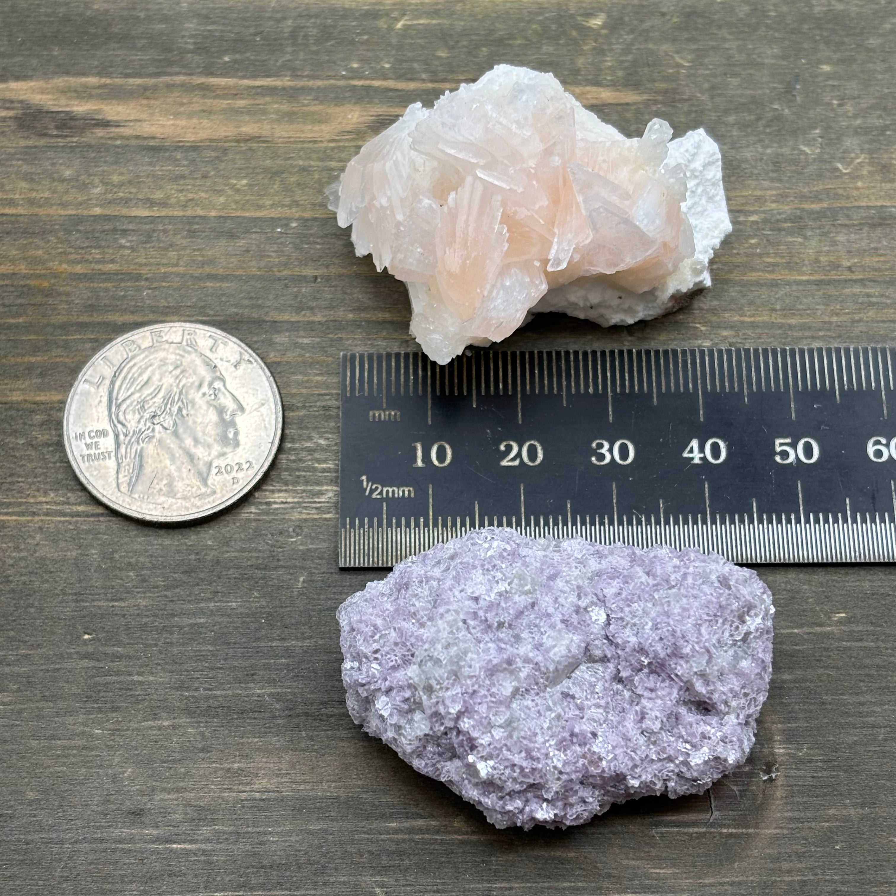 Lepidolite and Zeolite Natural Pairing - 052