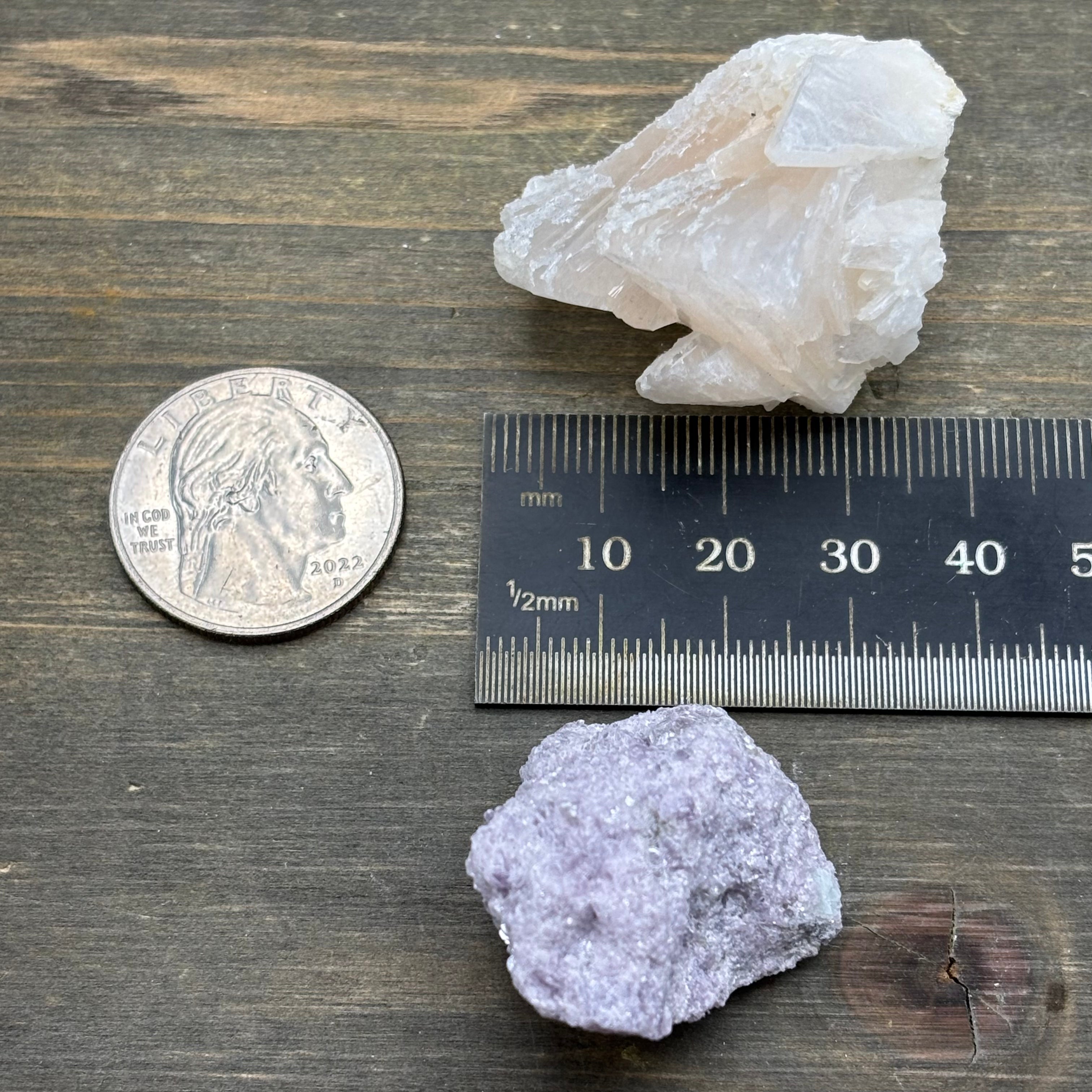 Lepidolite and Zeolite Natural Pairing - 055